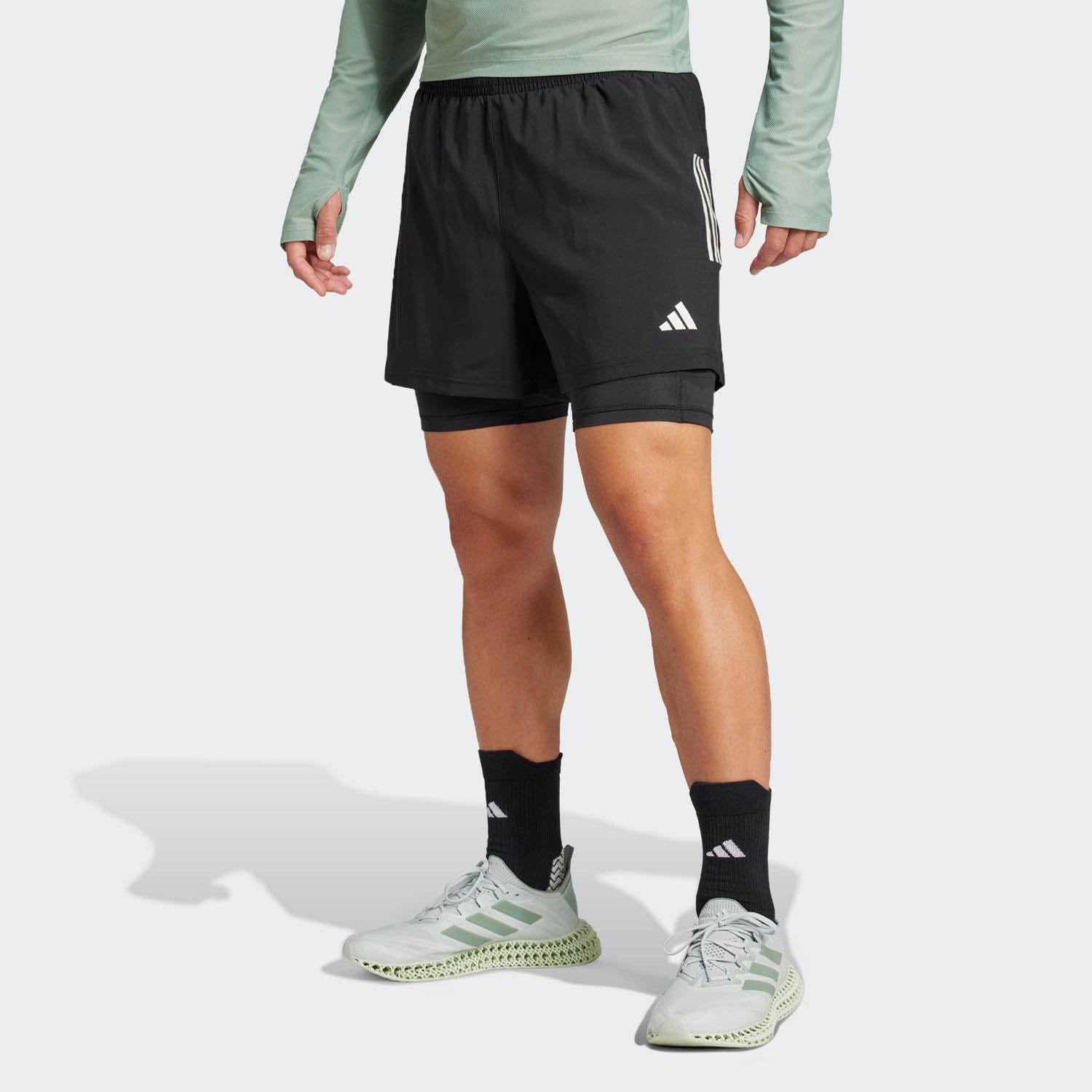 adidas Own the Run Climacool 2in1-shorts Heren