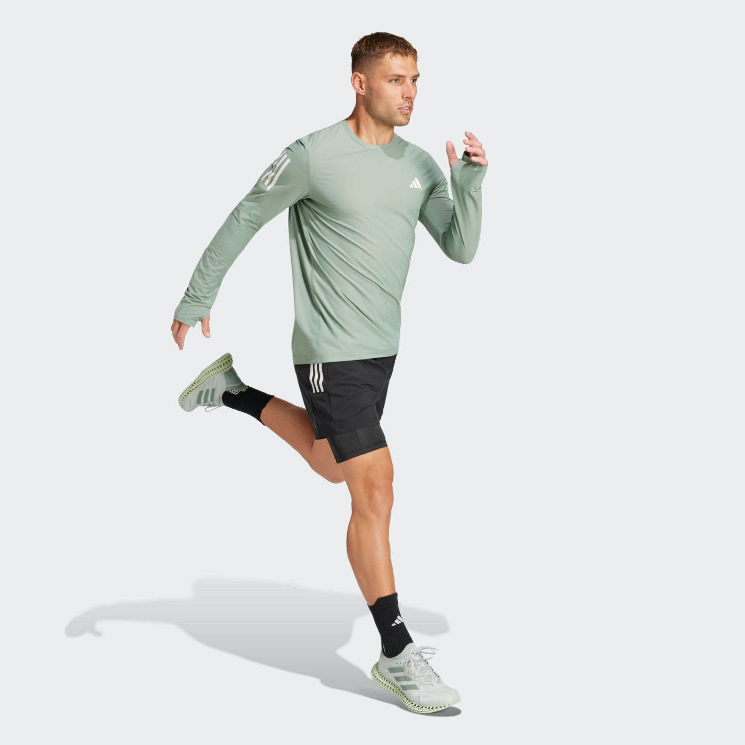 adidas Own the Run Climacool 2in1-shorts Heren