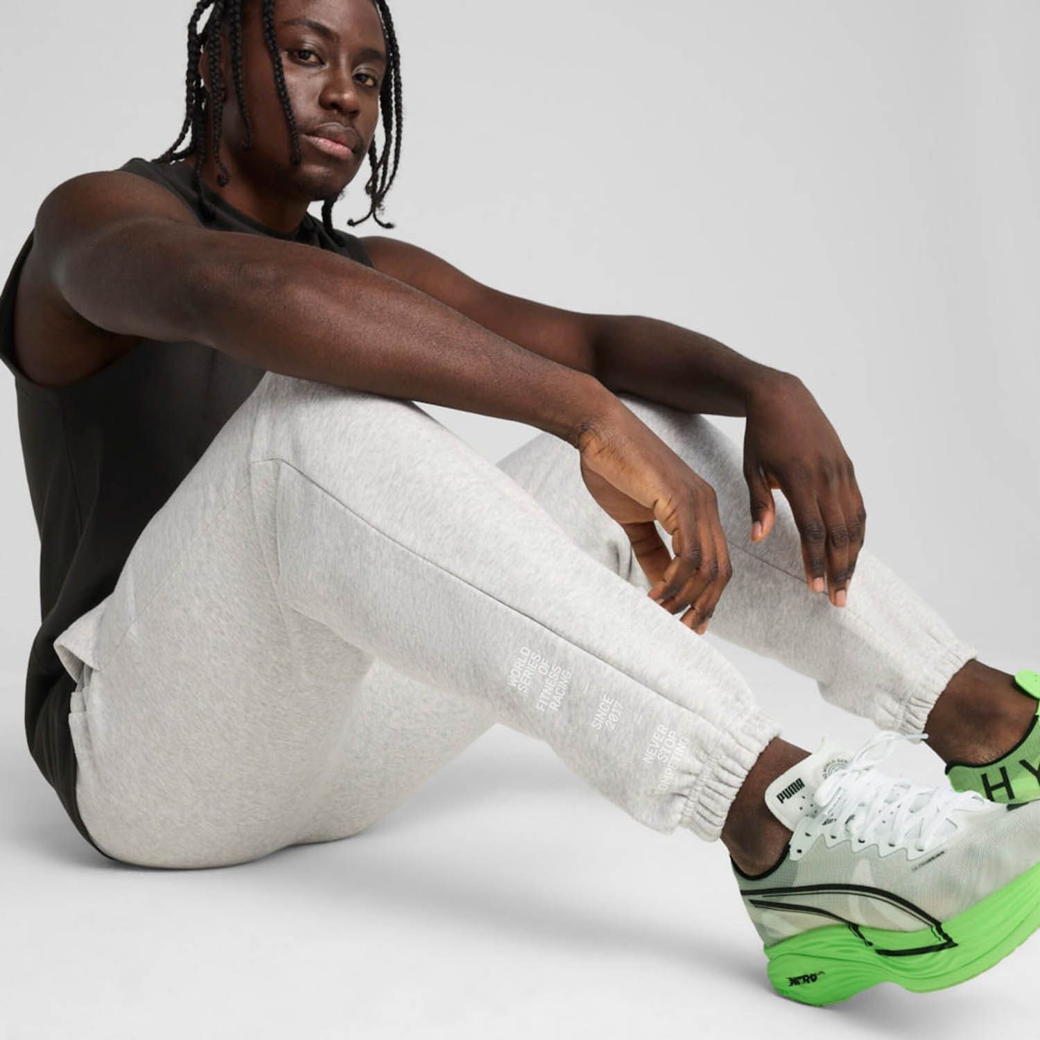 PUMA PUMA X HYROX Fleece Joggingbroek 