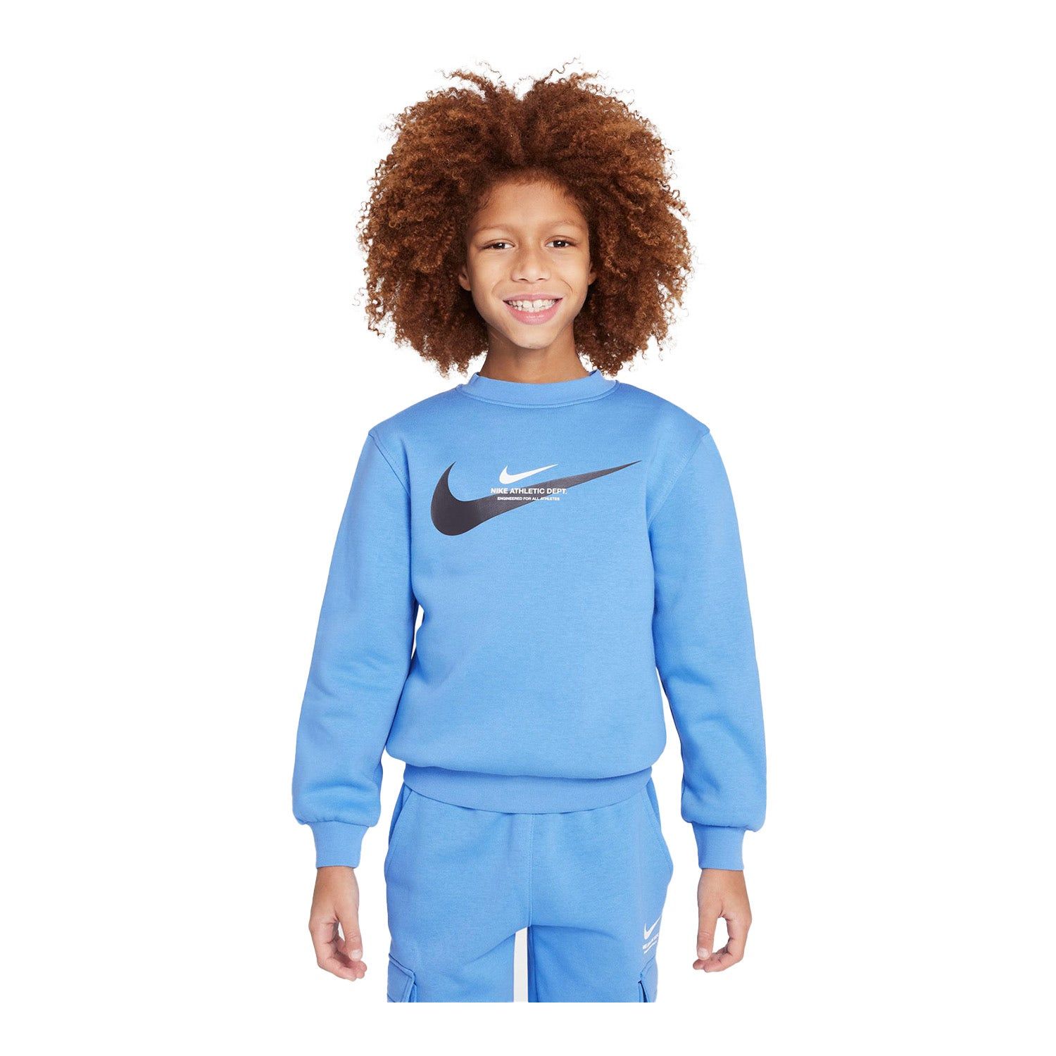Nike Big Kids Fleece Crew-Neck Sweatshirt