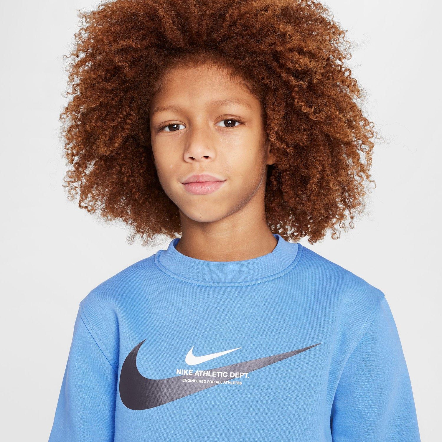 Nike Big Kids Fleece Crew-Neck Sweatshirt