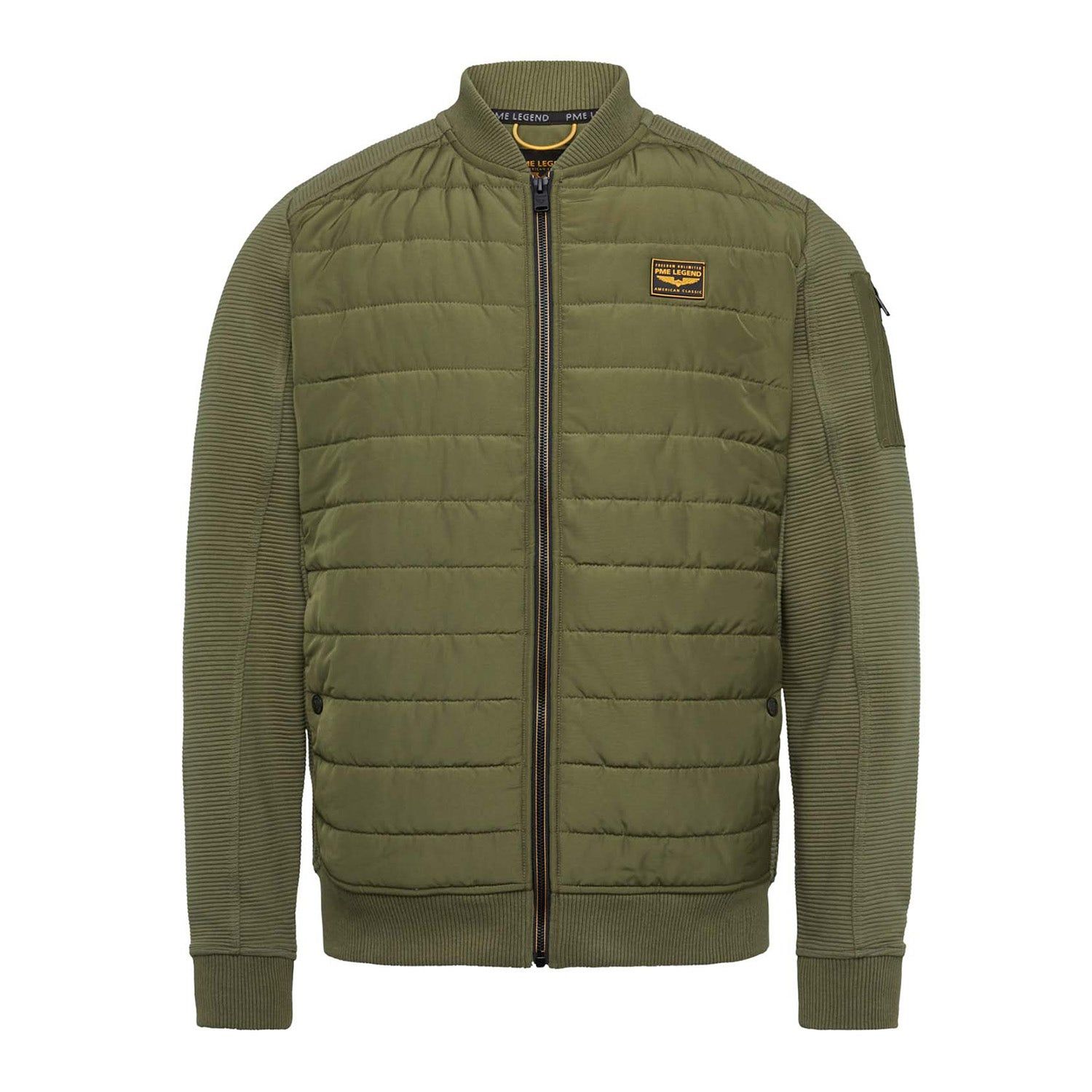 PME Legend Zip Jacket Ottoman Mixed Padded