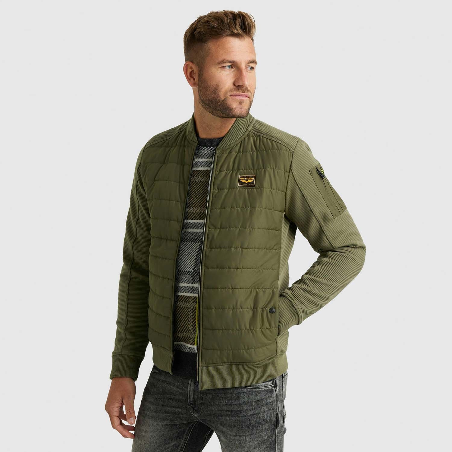 PME Legend Zip Jacket Ottoman Mixed Padded