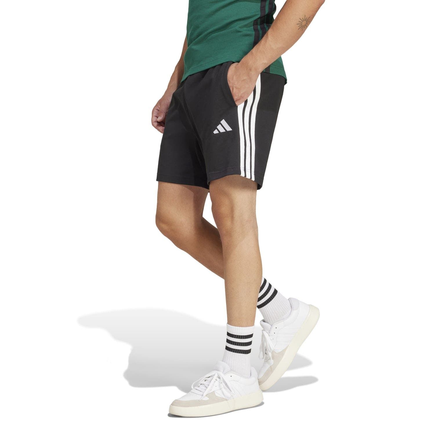 adidas Essential Three Stripes Single Jersey Short