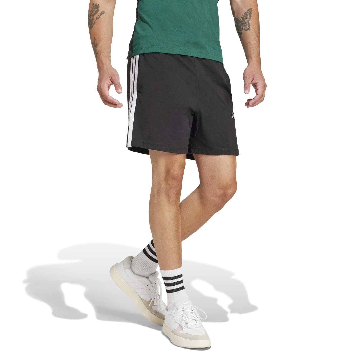 adidas Essential Three Stripes Single Jersey Short