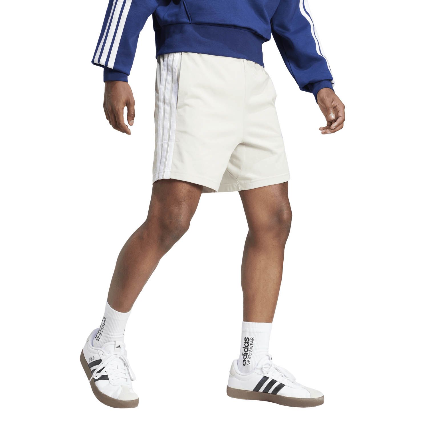 adidas Essentials 3-Stripes Single Jersey Short Heren