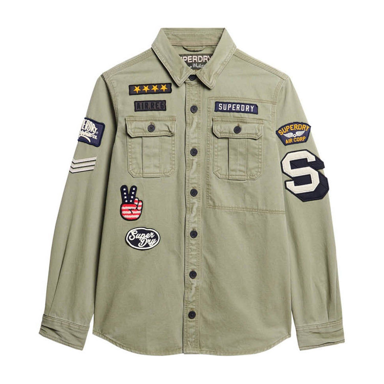 Superdry Scoutshirt met lange mouwen
