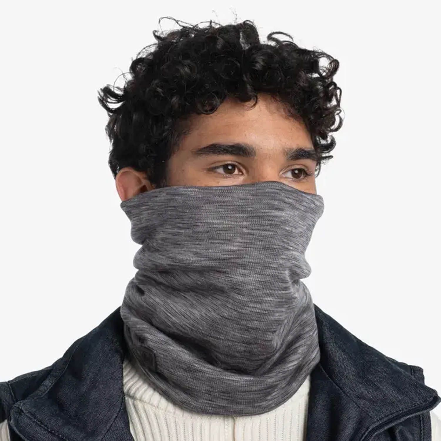 Buff Merino Heavyweight Multistripes Nekwarm
