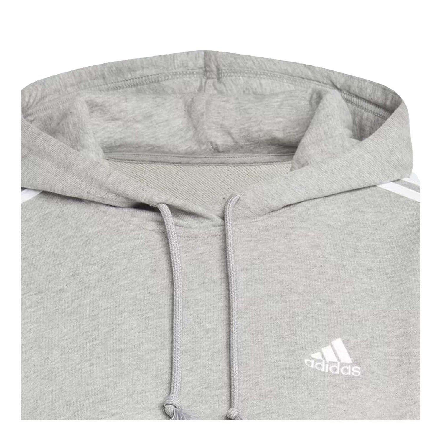 adidas Essential 3-Stripes French Terry Crop Hoodie