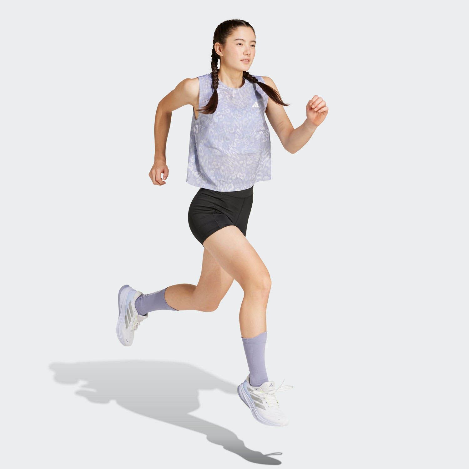 adidas Essential 3-Stripes French Terry Crop Hoodie