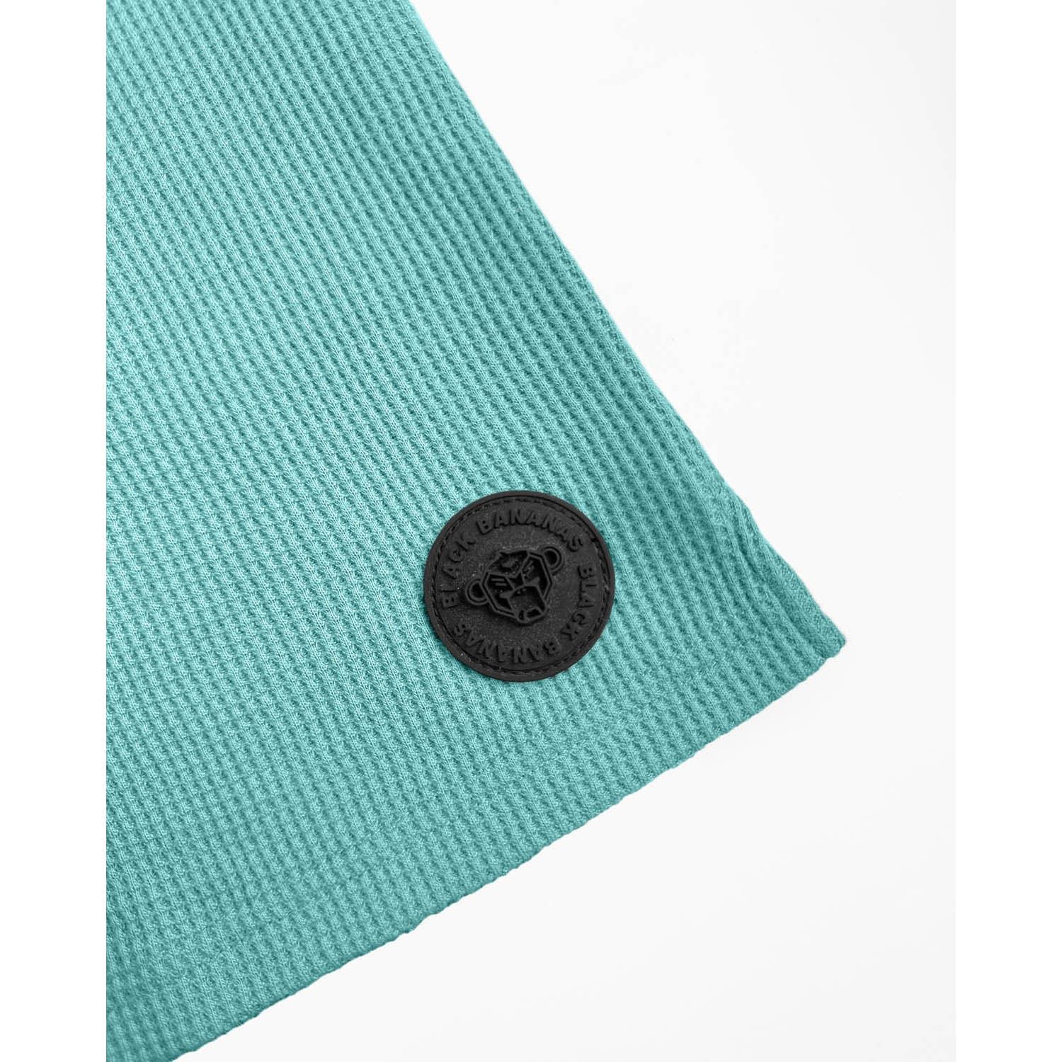 Black Bananas Monogram Waffle Shorts