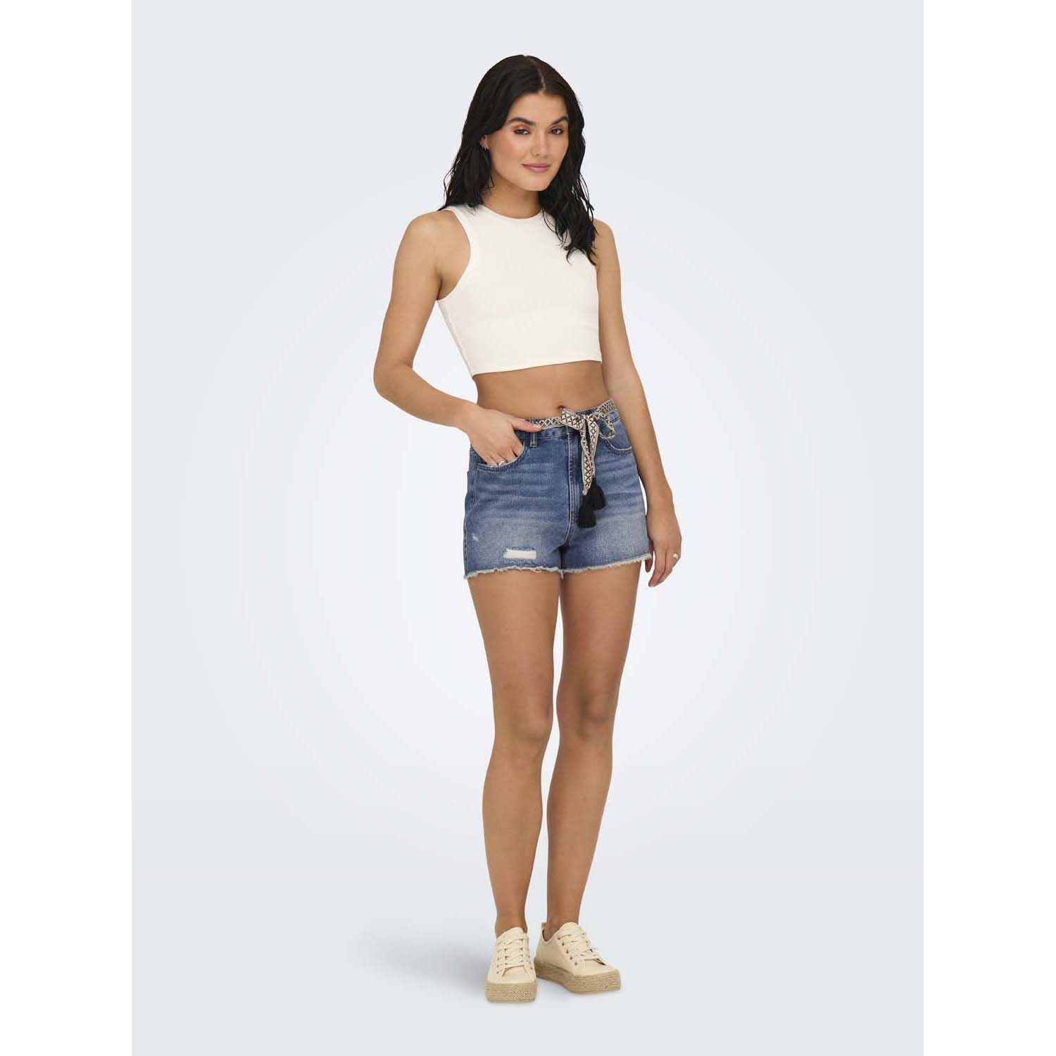 Jacqueline De Yong Beate Denim Shorts