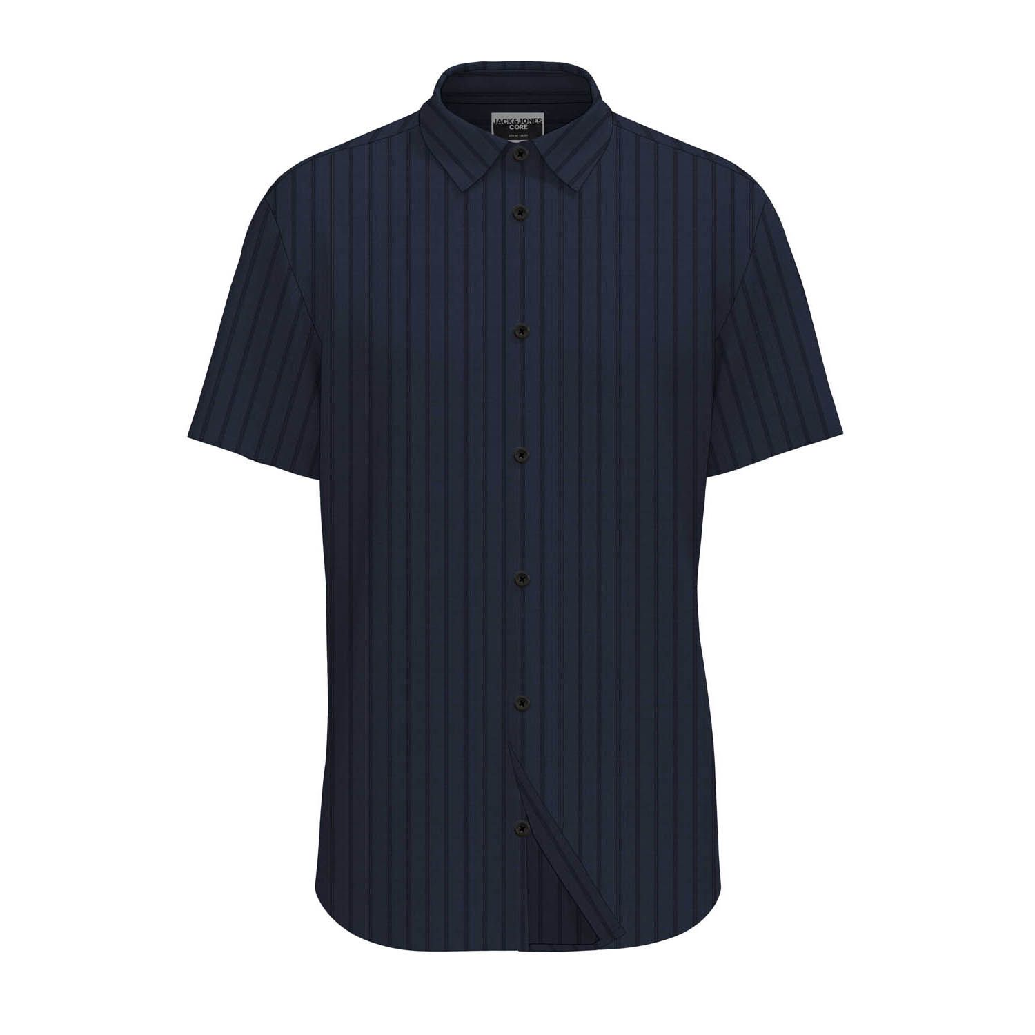 JACK & JONES Jjstructure Camicia Uomo Manica Corta – Denim Chiaro, Vestibilità Regular, Cotone Morbido
