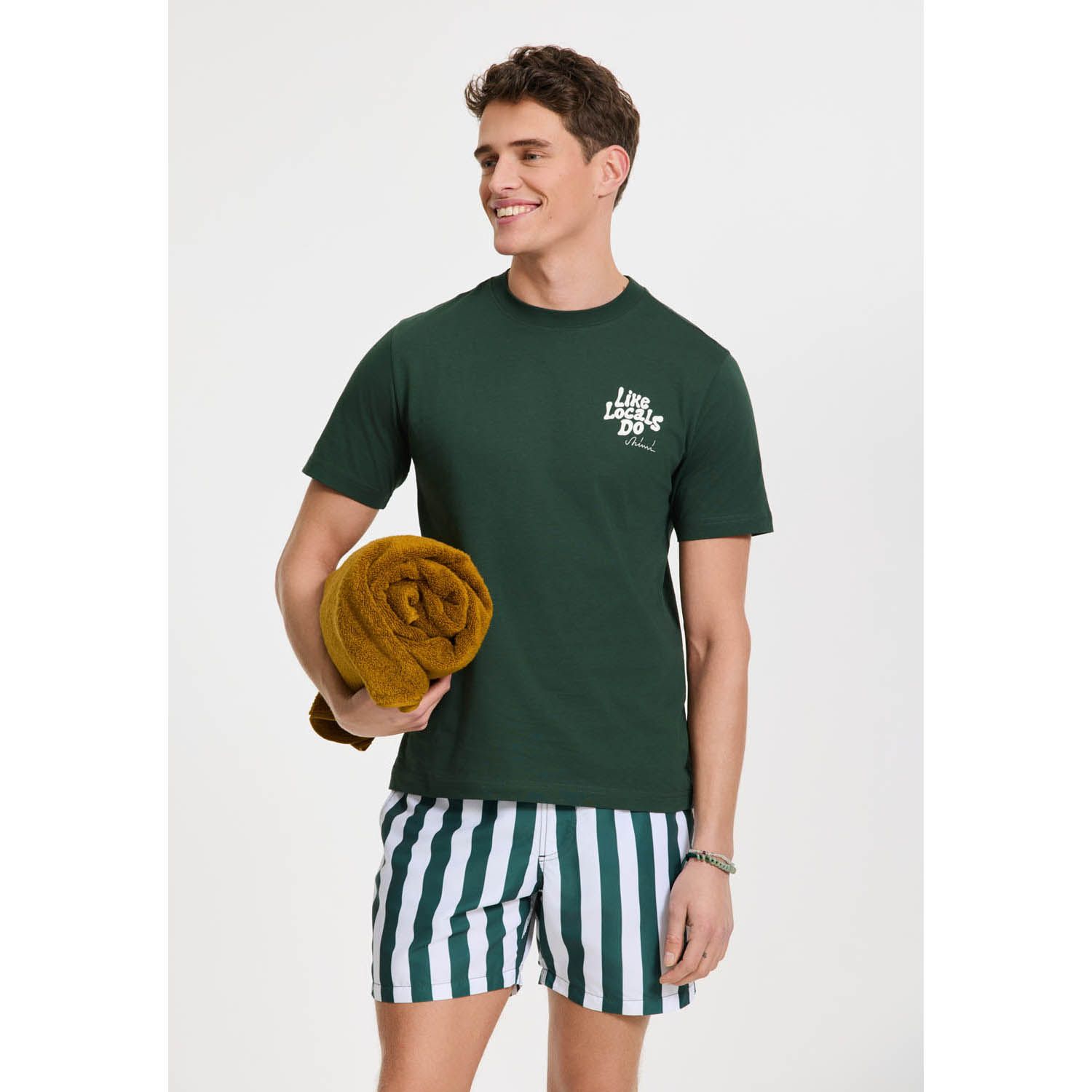 Shiwi Broad Stripe Swim Short