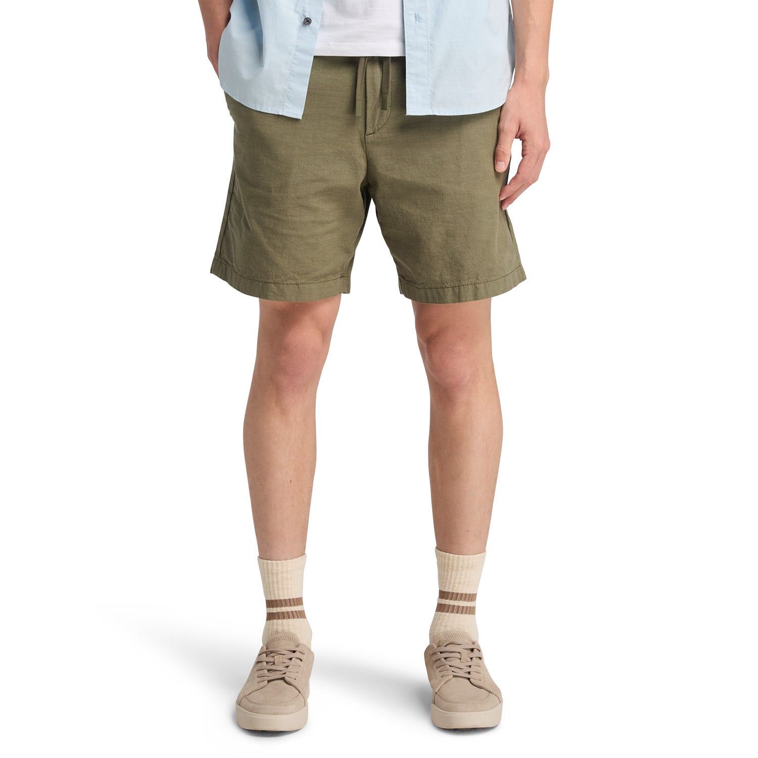 Timberland Katoen Linnen Short