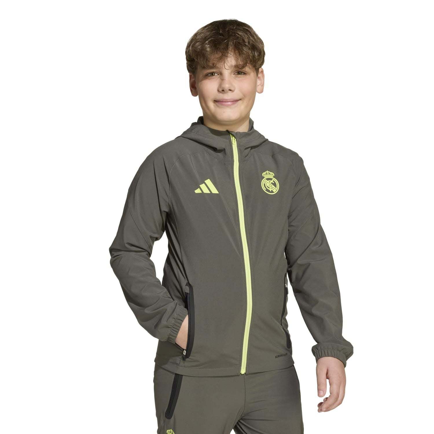 adidas Real Madrid Tiro 25 Competition Vis Tech Reisjack Kids