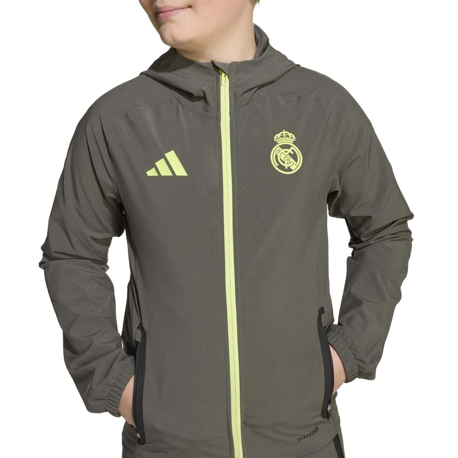 adidas Real Madrid Tiro 25 Competition Vis Tech Reisjack Kids