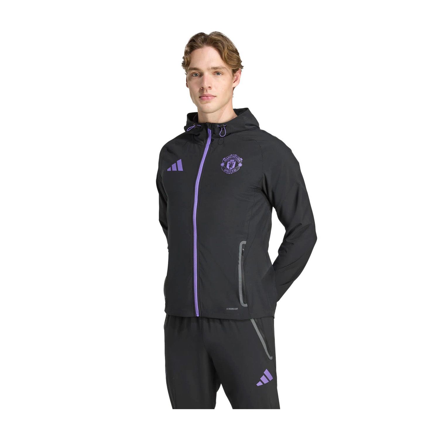 adidas Manchester United Tiro 25 Competition Vis Tech Reisjack