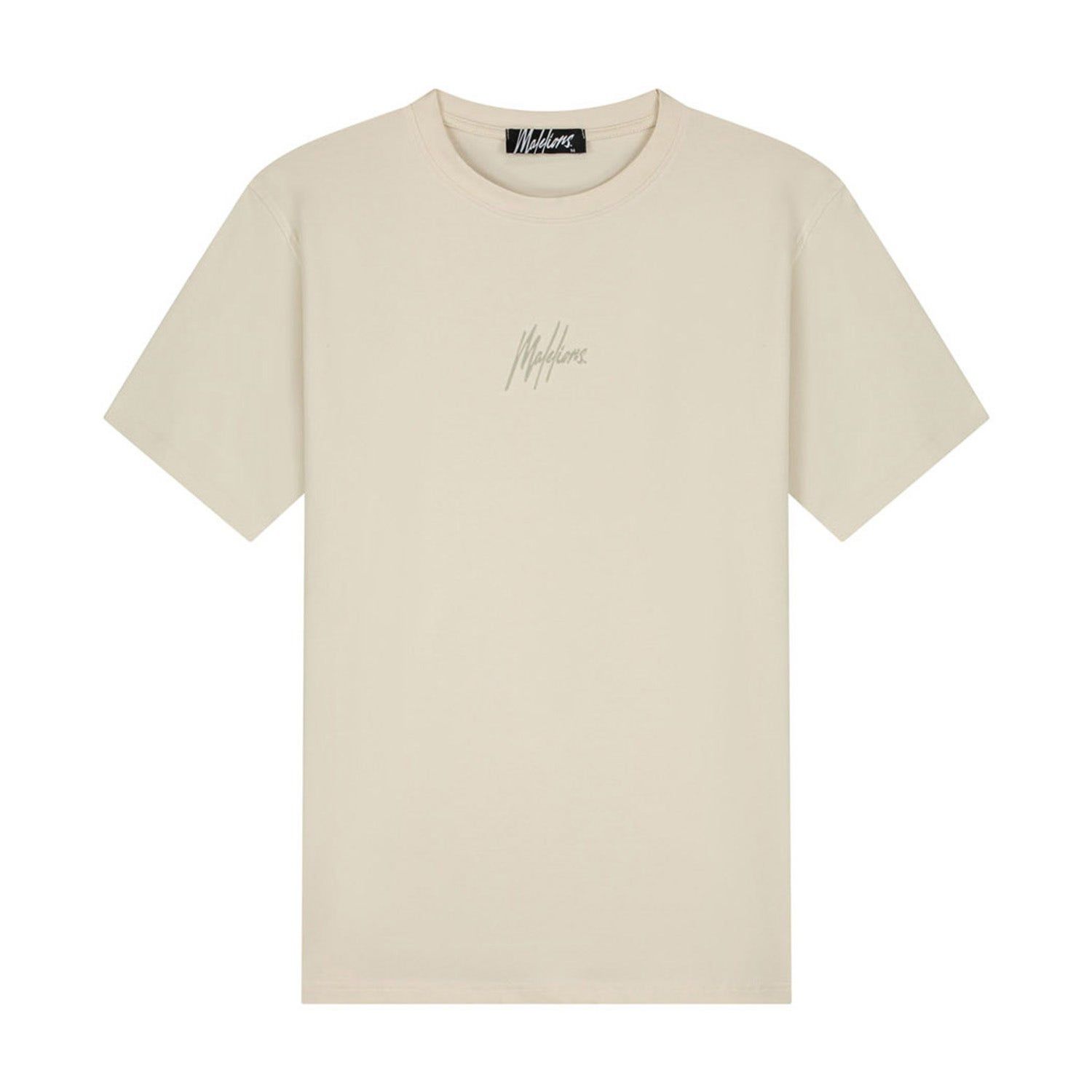 Malelions Striped Signature T-Shirt Heren