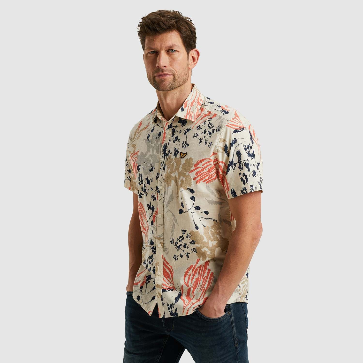 PME Legend Short Sleeve Underwater Print Shirt