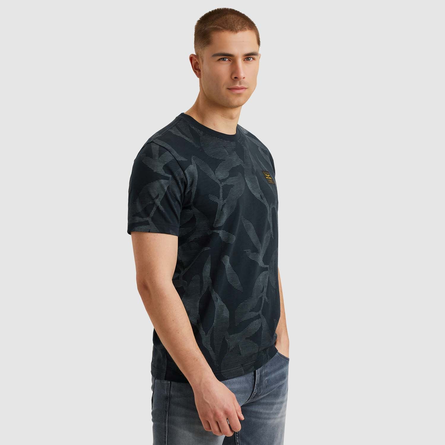 PME Legend Short Sleeve R-Neck Slub Jersey