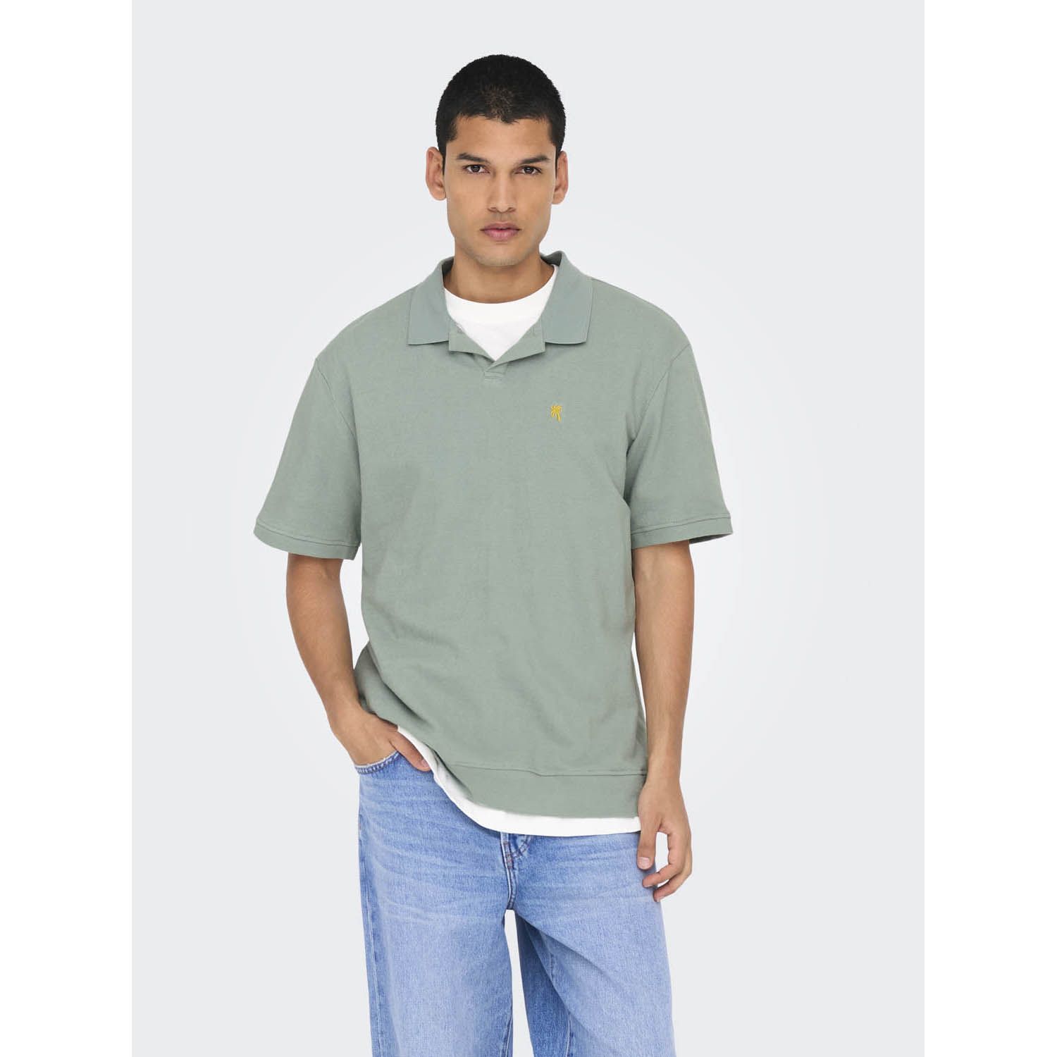 ONLY & Sons Structure T-Shirt Heren