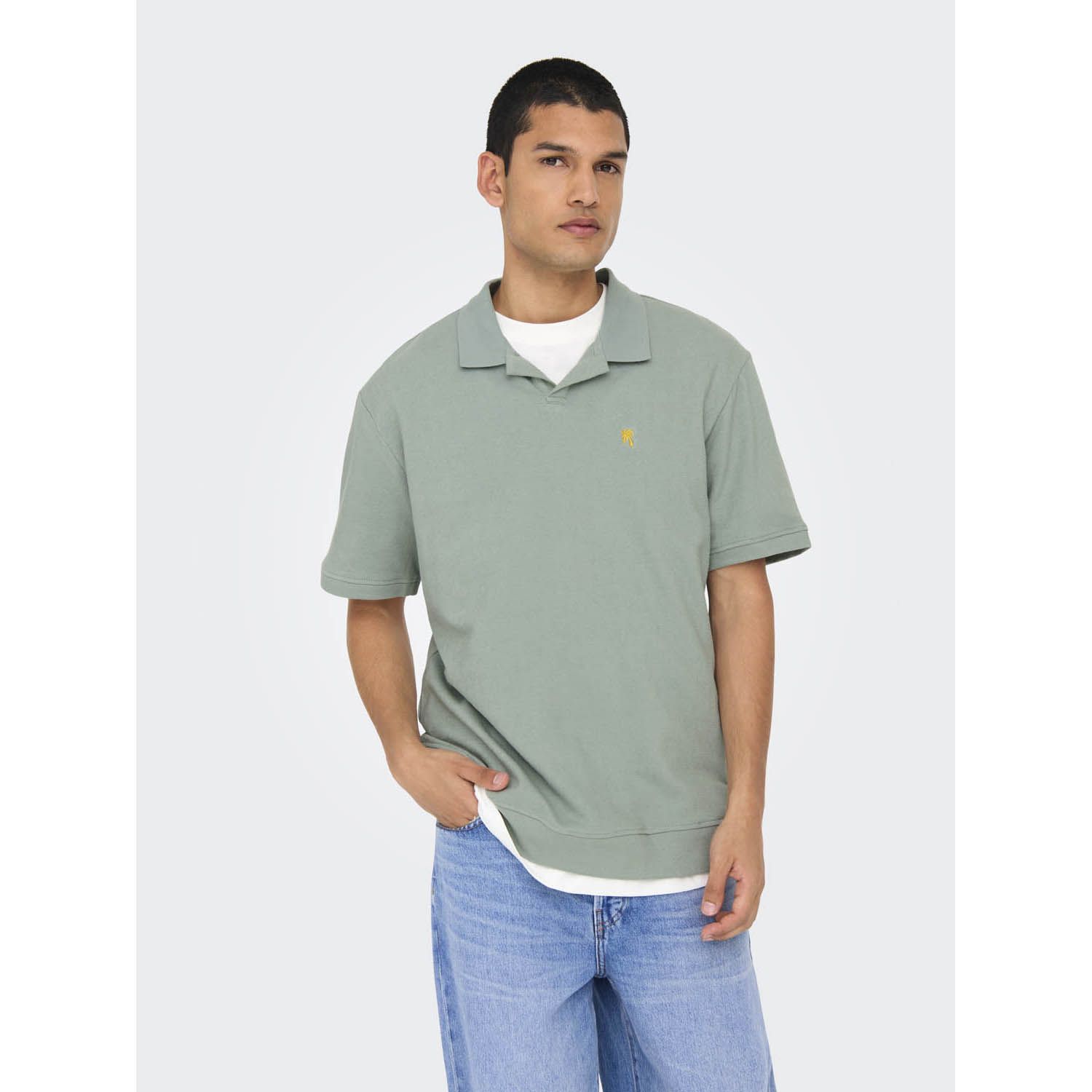 ONLY & Sons Structure T-Shirt Heren