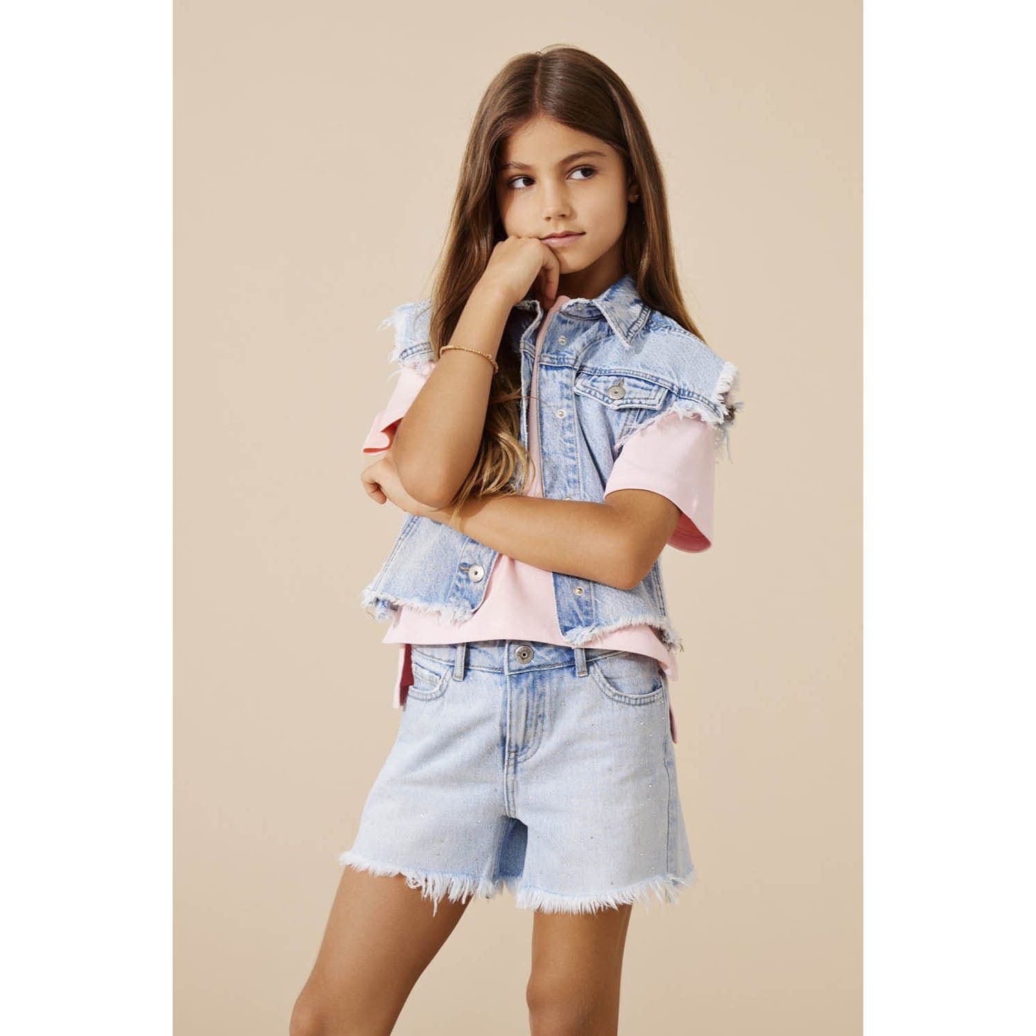 ONLY Kids Kogpacy Denim Shorts