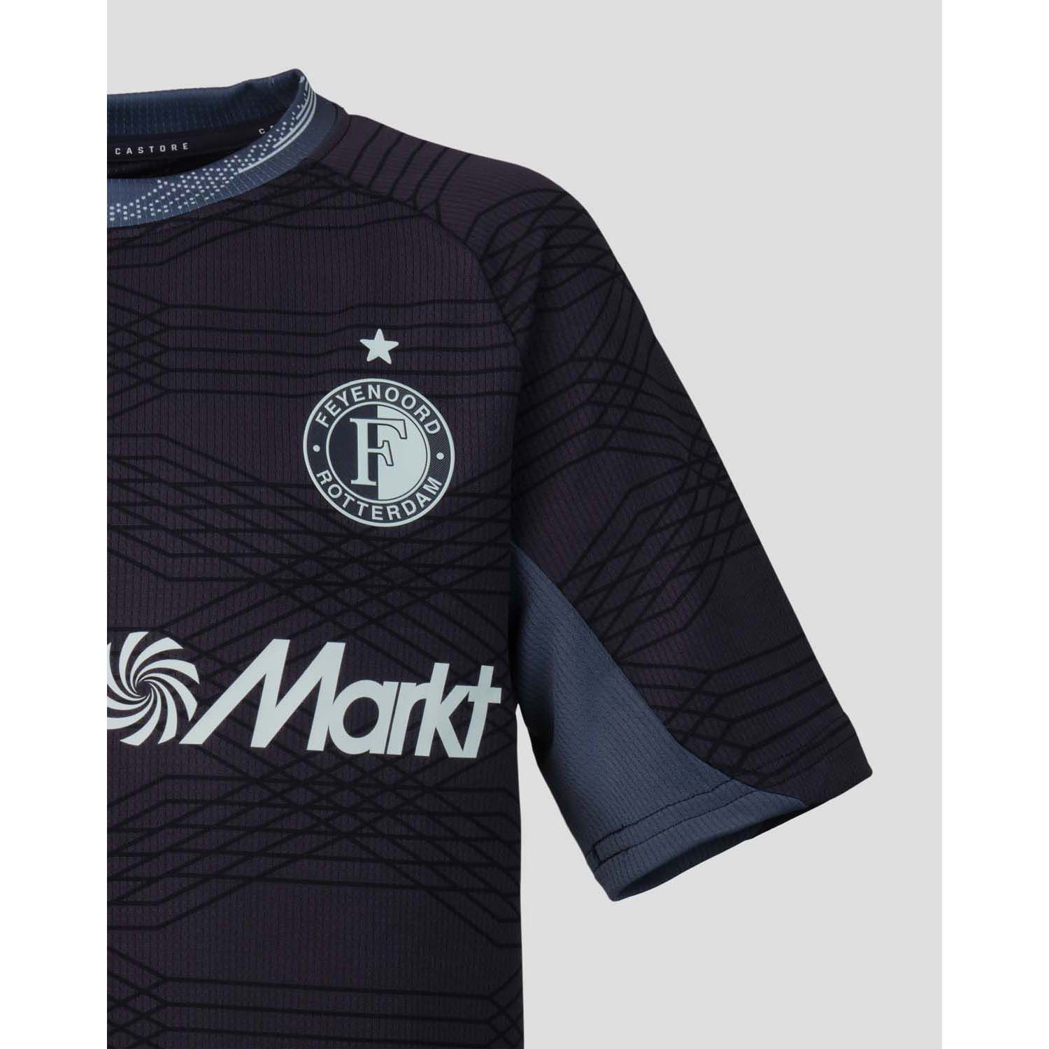 Castore Feyenoord 25/26 Uitshirt Kids