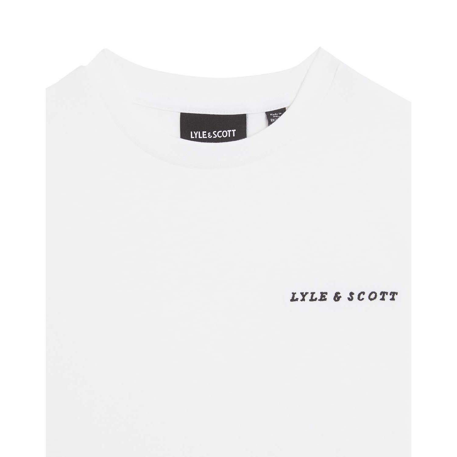 Lyle & Scott Script Embroidered T-Shirt Kids