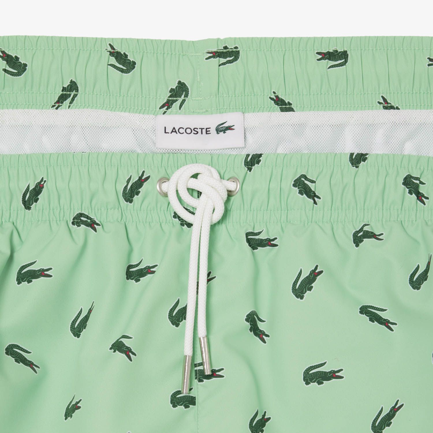 Lacoste Zwembroek Met Krokodillenprint