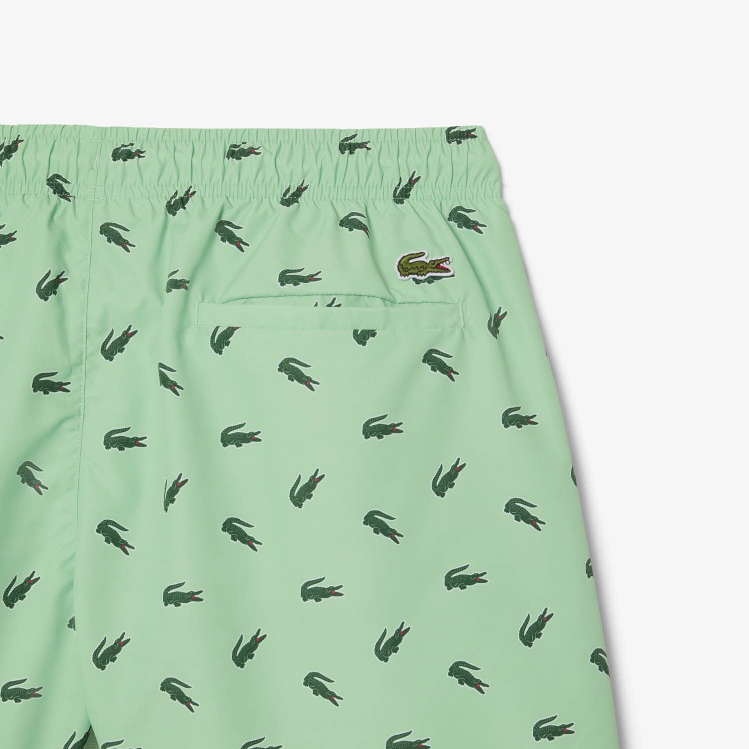 Lacoste Zwembroek Met Krokodillenprint