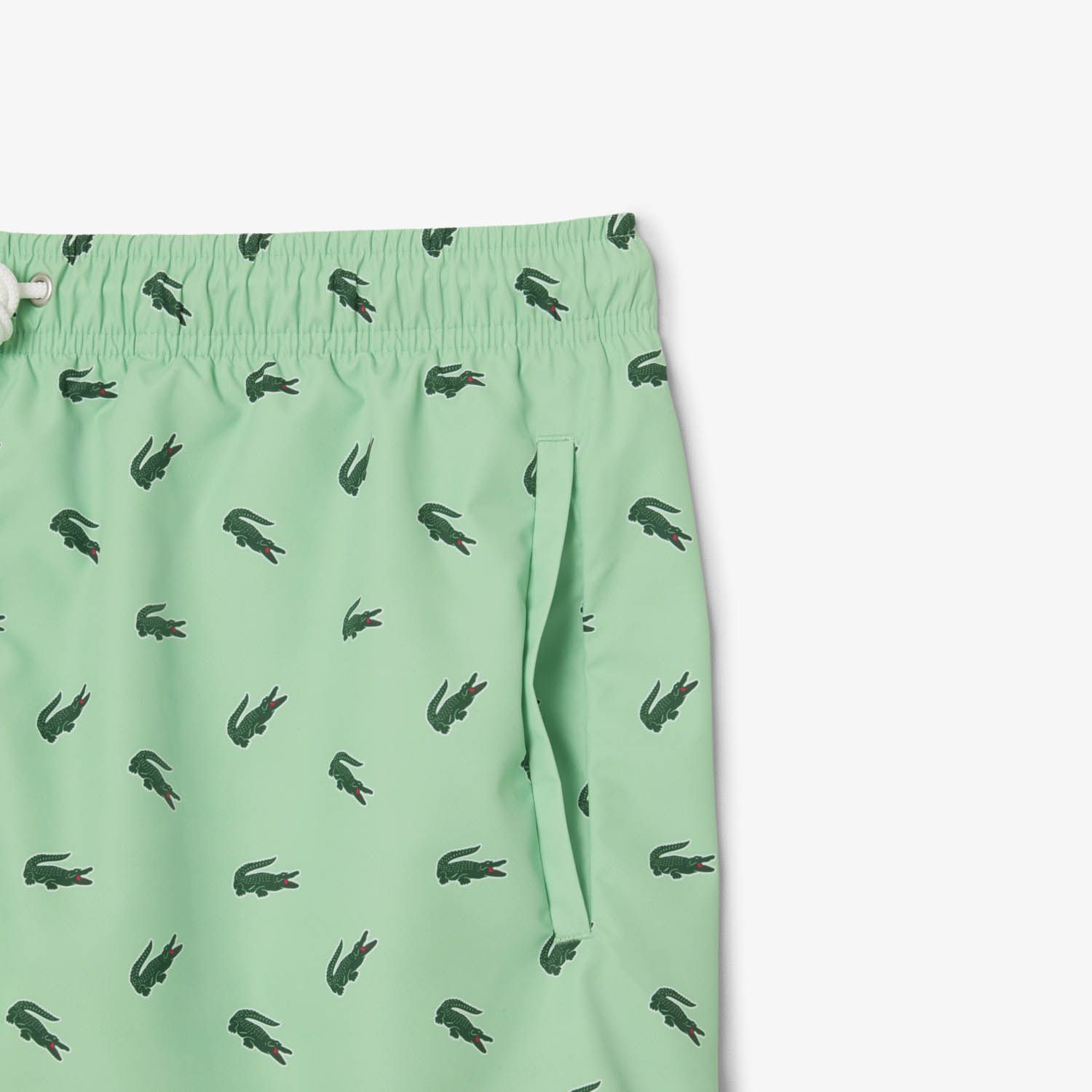 Lacoste Zwembroek Met Krokodillenprint