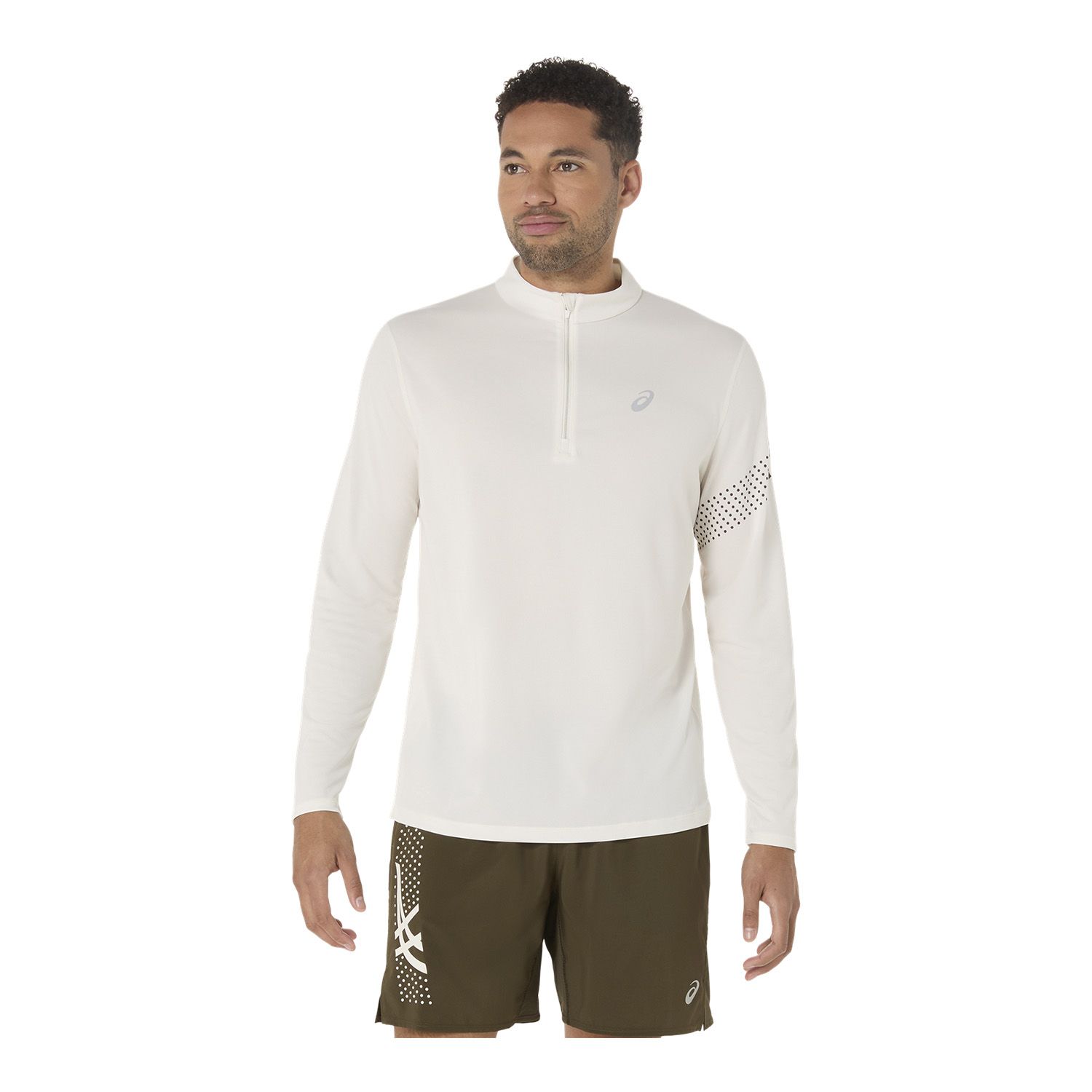 ASICS Icon 1/2 Long Sleeve Zip-Top Heren