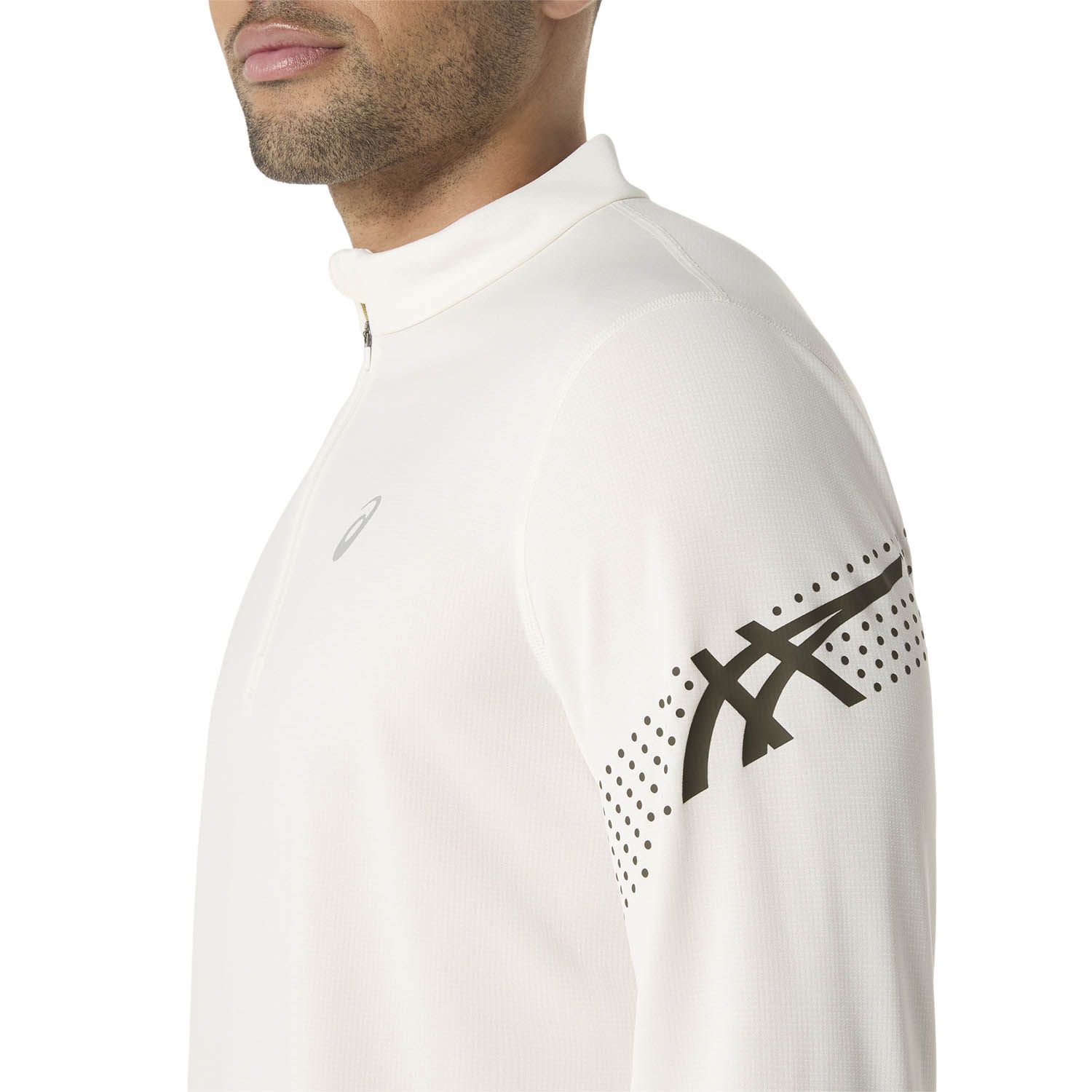 ASICS Icon 1/2 Long Sleeve Zip-Top Heren