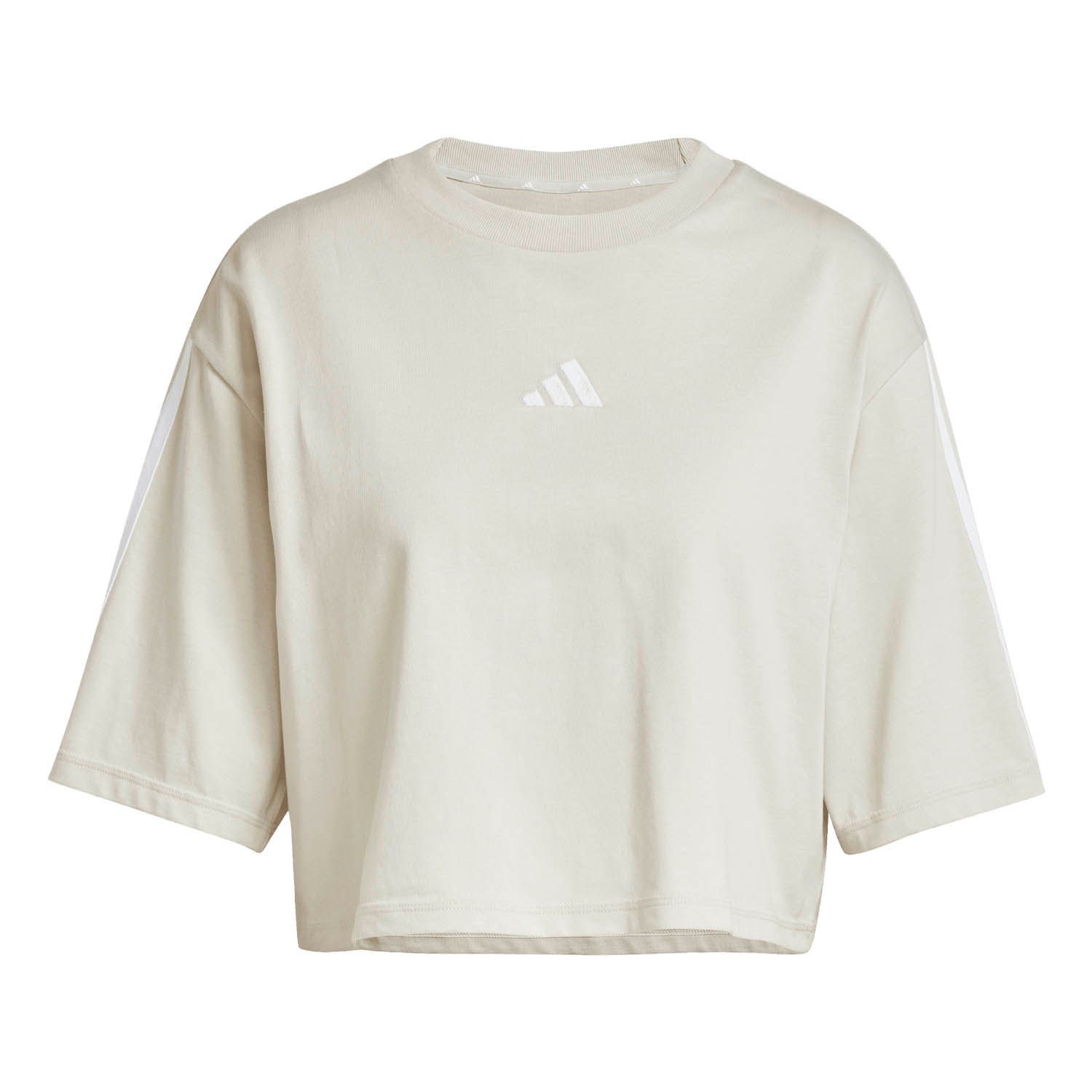 adidas Essentials 3-Stripes Cotton Loose T-shirt Dames