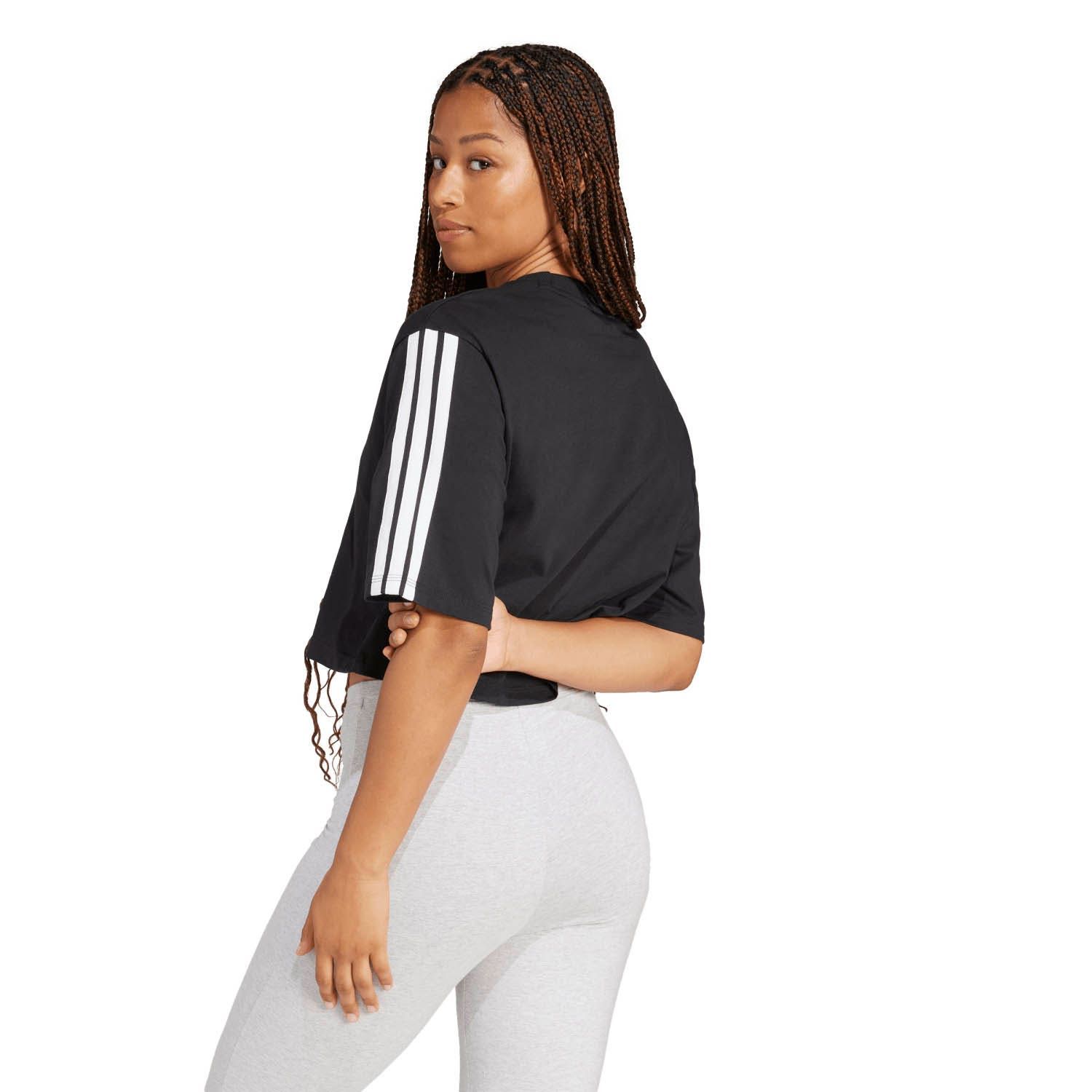 adidas Essentials 3-Stripes Cotton Loose T-shirt Dames