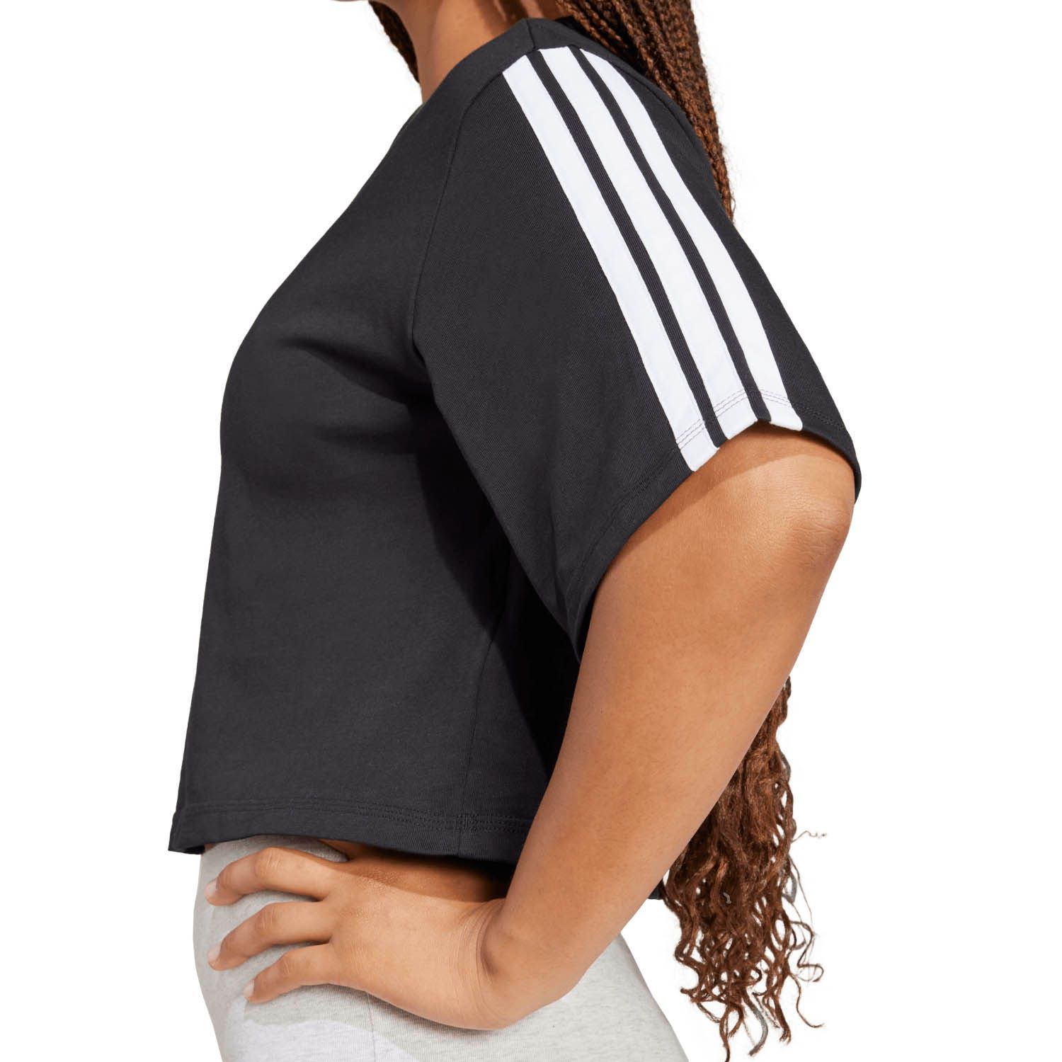adidas Essentials 3-Stripes Cotton Loose T-shirt Dames