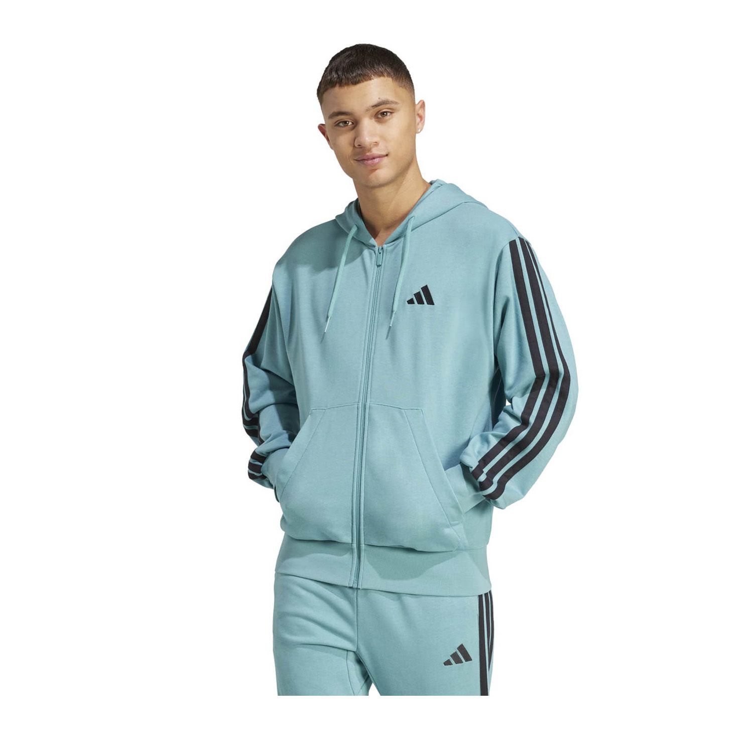 adidas Essentials 3-Stripes French Terry Ritshoodie