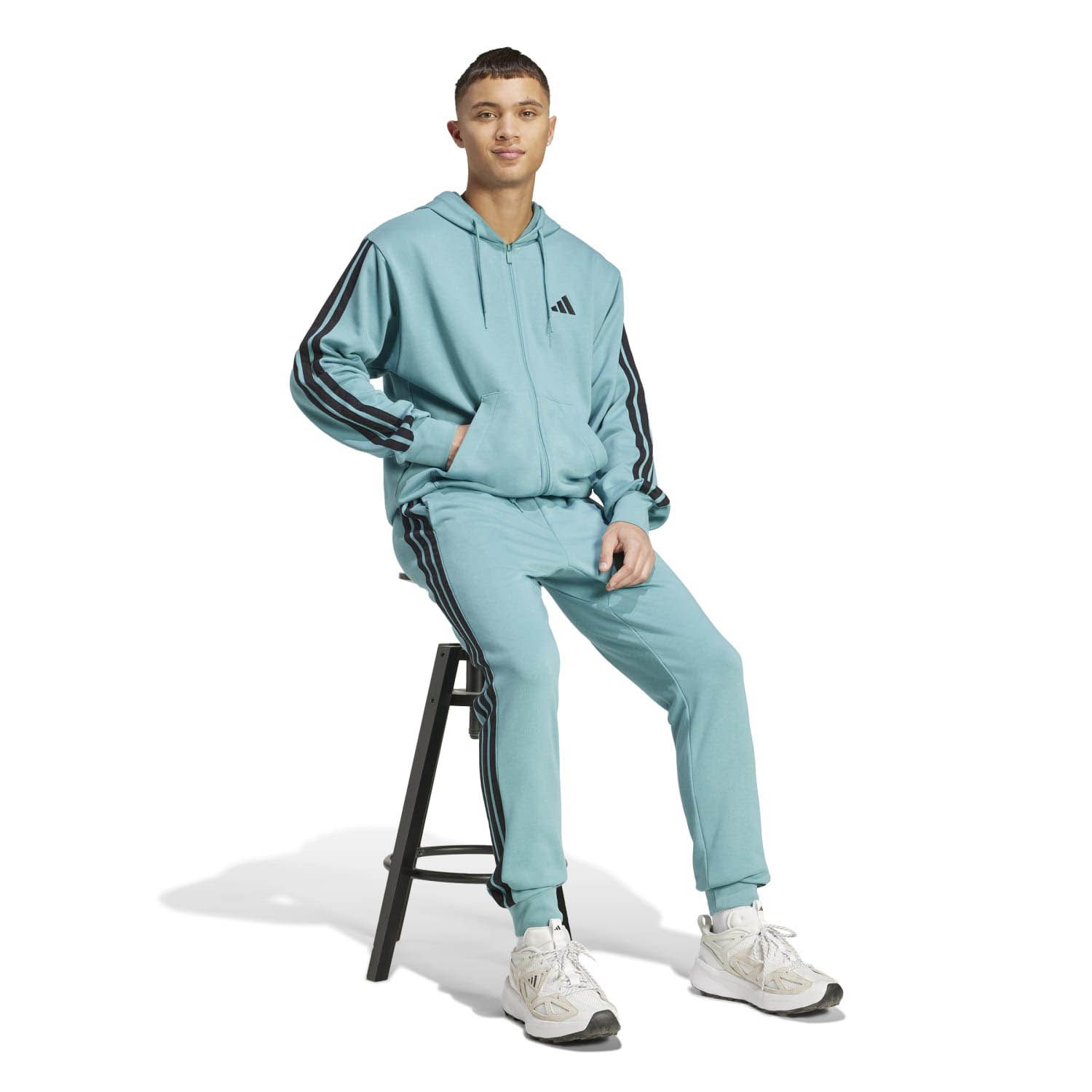 adidas Essentials 3-Stripes French Terry Ritshoodie