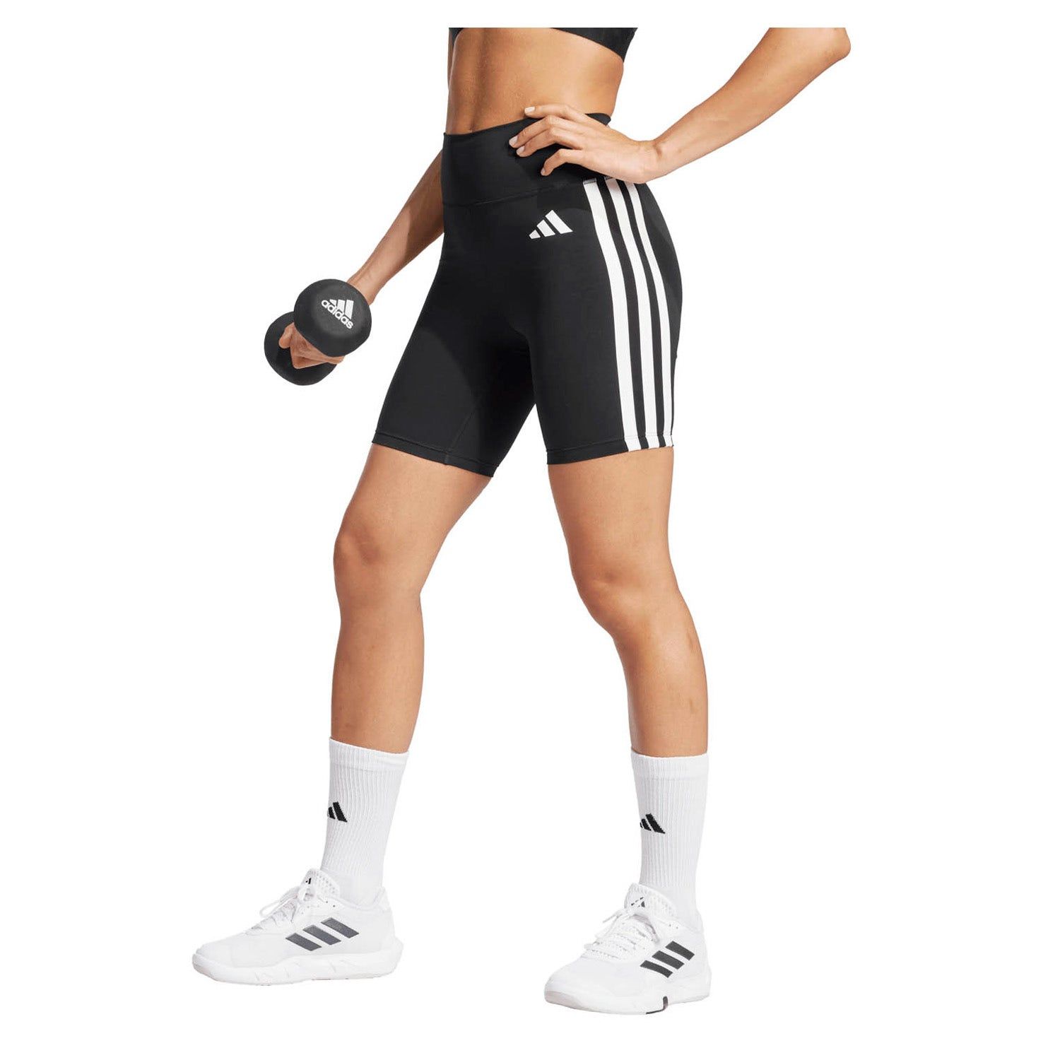 adidas Optime Essentials 3-Stripes Korte Legging Dames