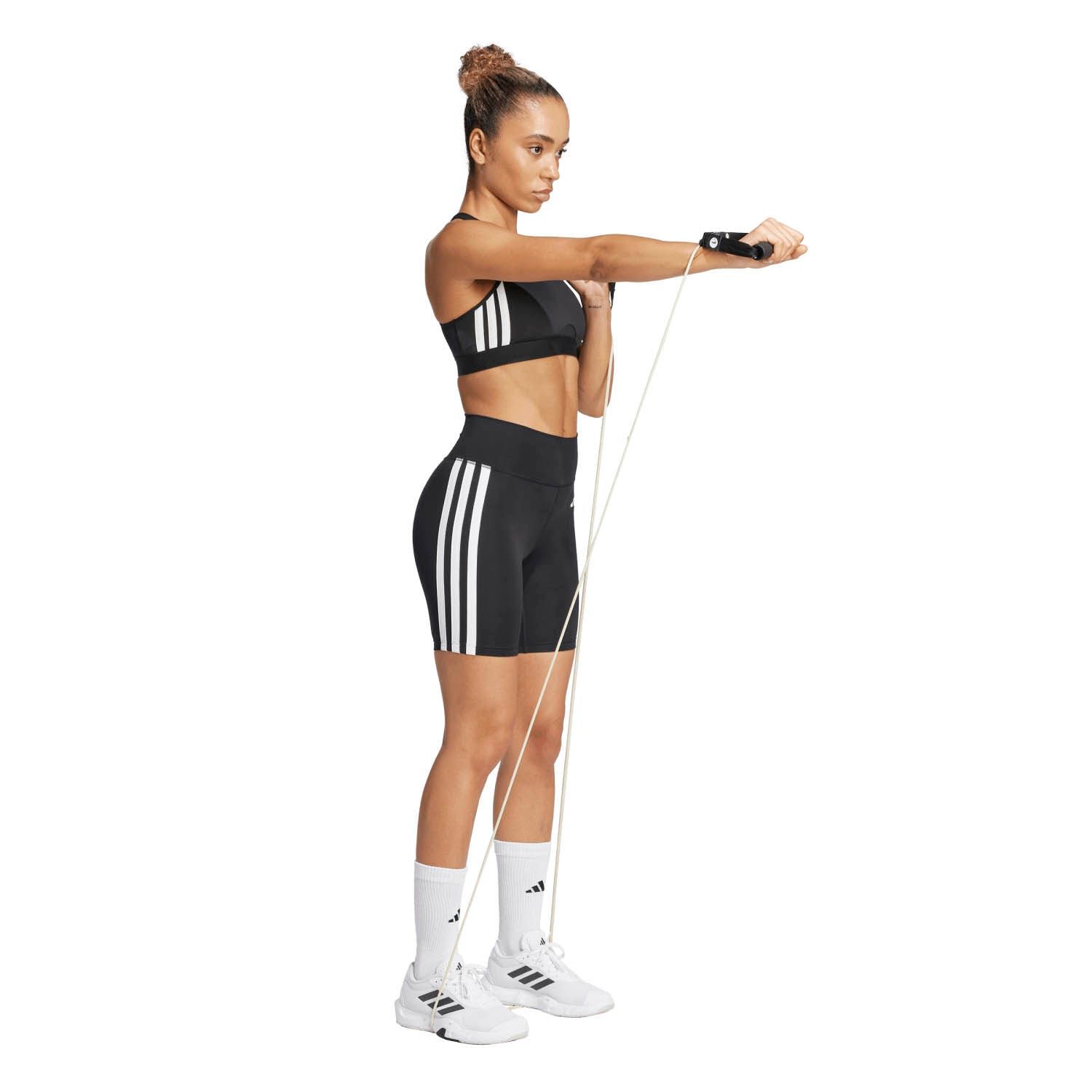 adidas Optime Essentials 3-Stripes Korte Legging Dames