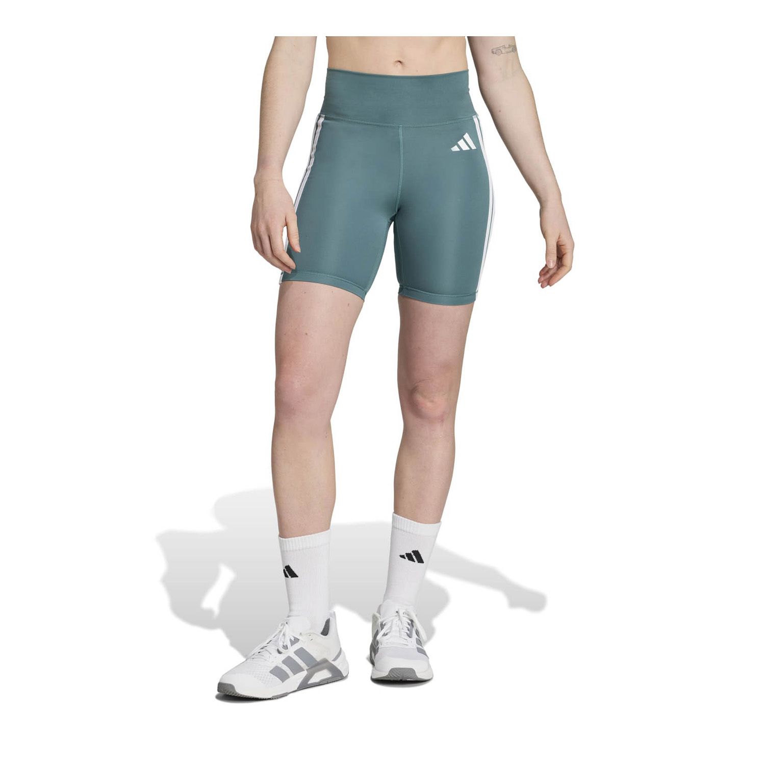 adidas Optime Essentials 3-Stripes Korte Legging Dames