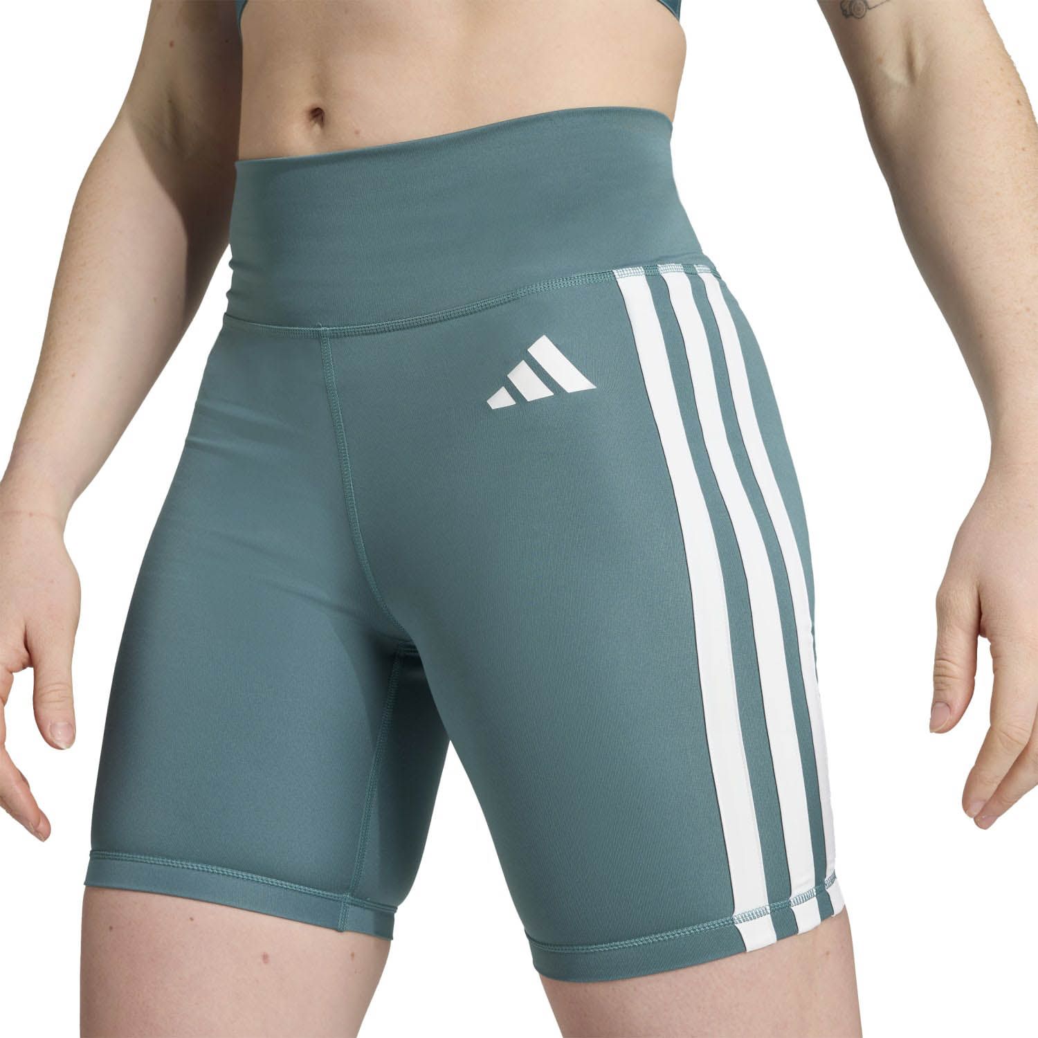 adidas Optime Essentials 3-Stripes Korte Legging Dames