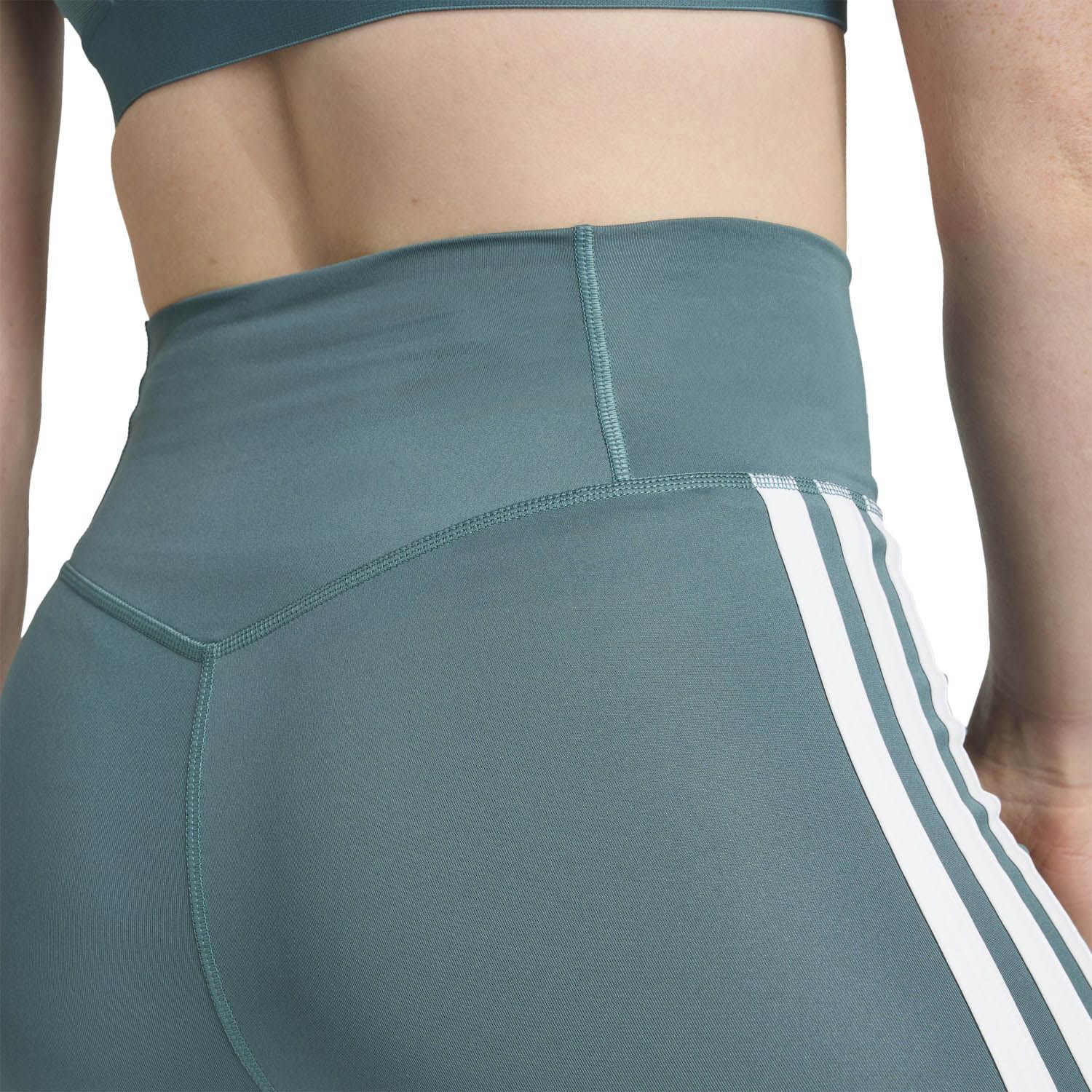 adidas Optime Essentials 3-Stripes Korte Legging Dames