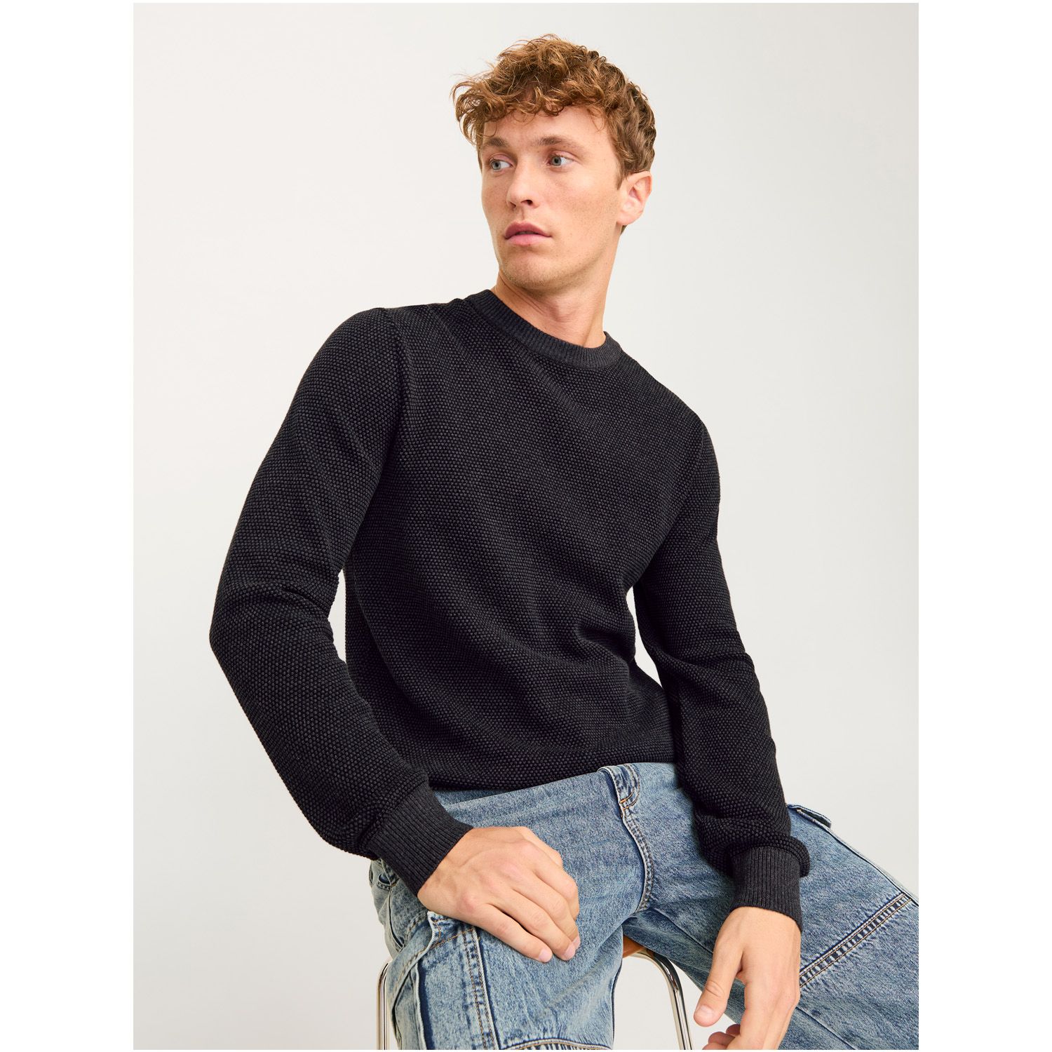 Jack & Jones JJEGlobe Knit Crew