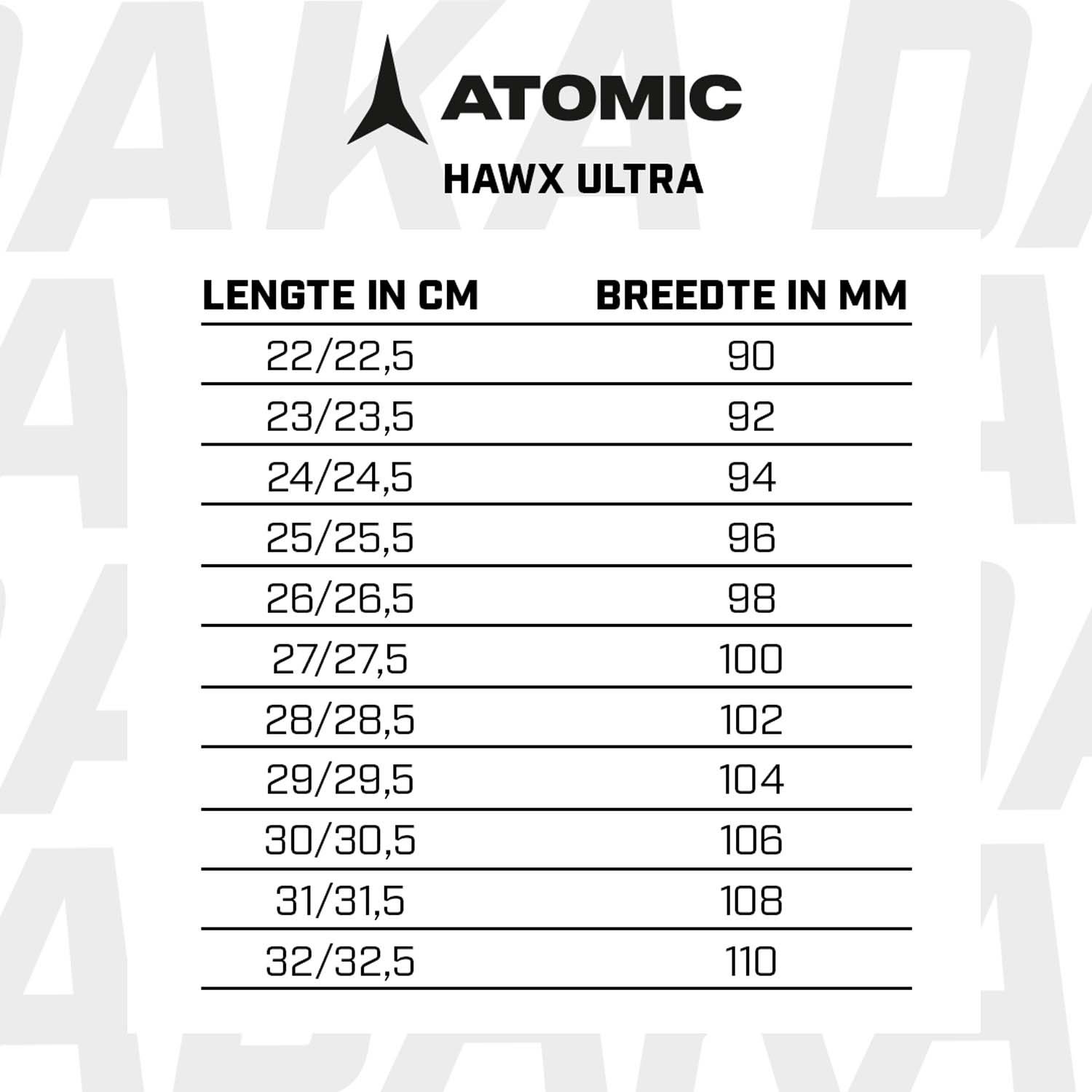 Atomic Hawx Ultra 110 S