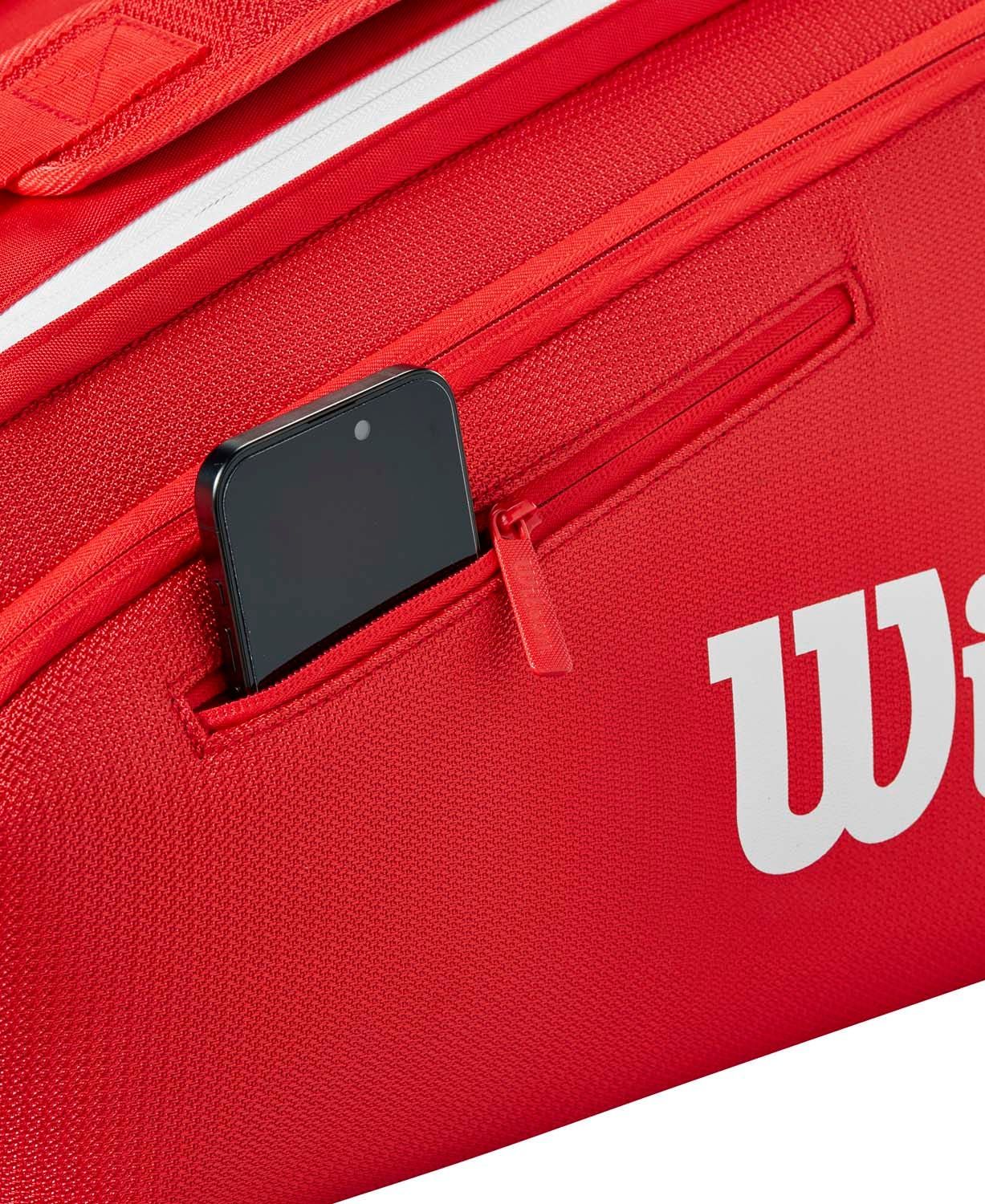 Wilson Super Tour Red 9-Pack