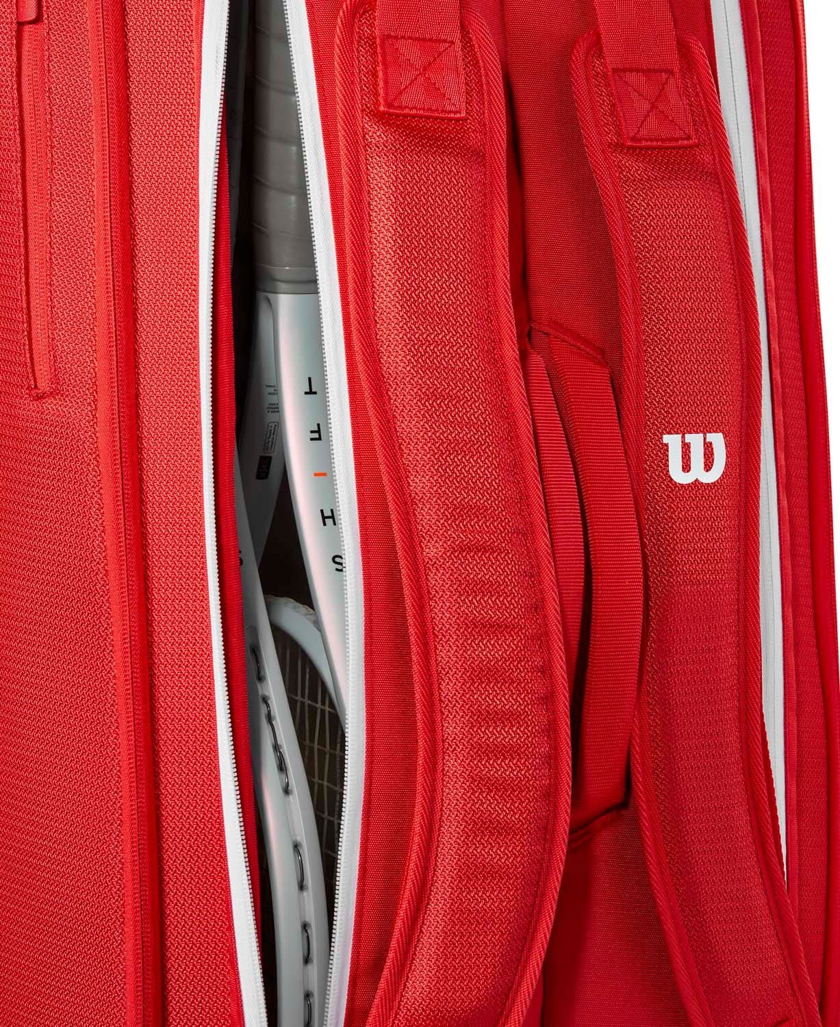 Wilson Super Tour Red 9-Pack