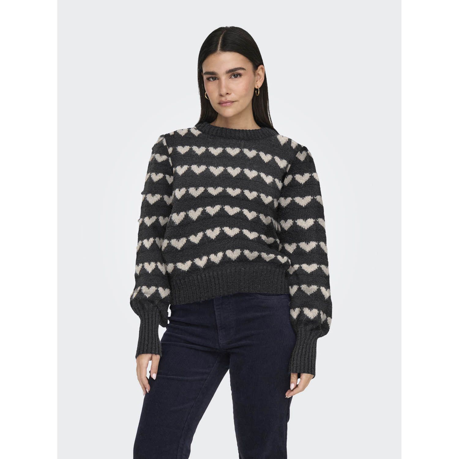 Jacqueline De Yong Grid Life Knit